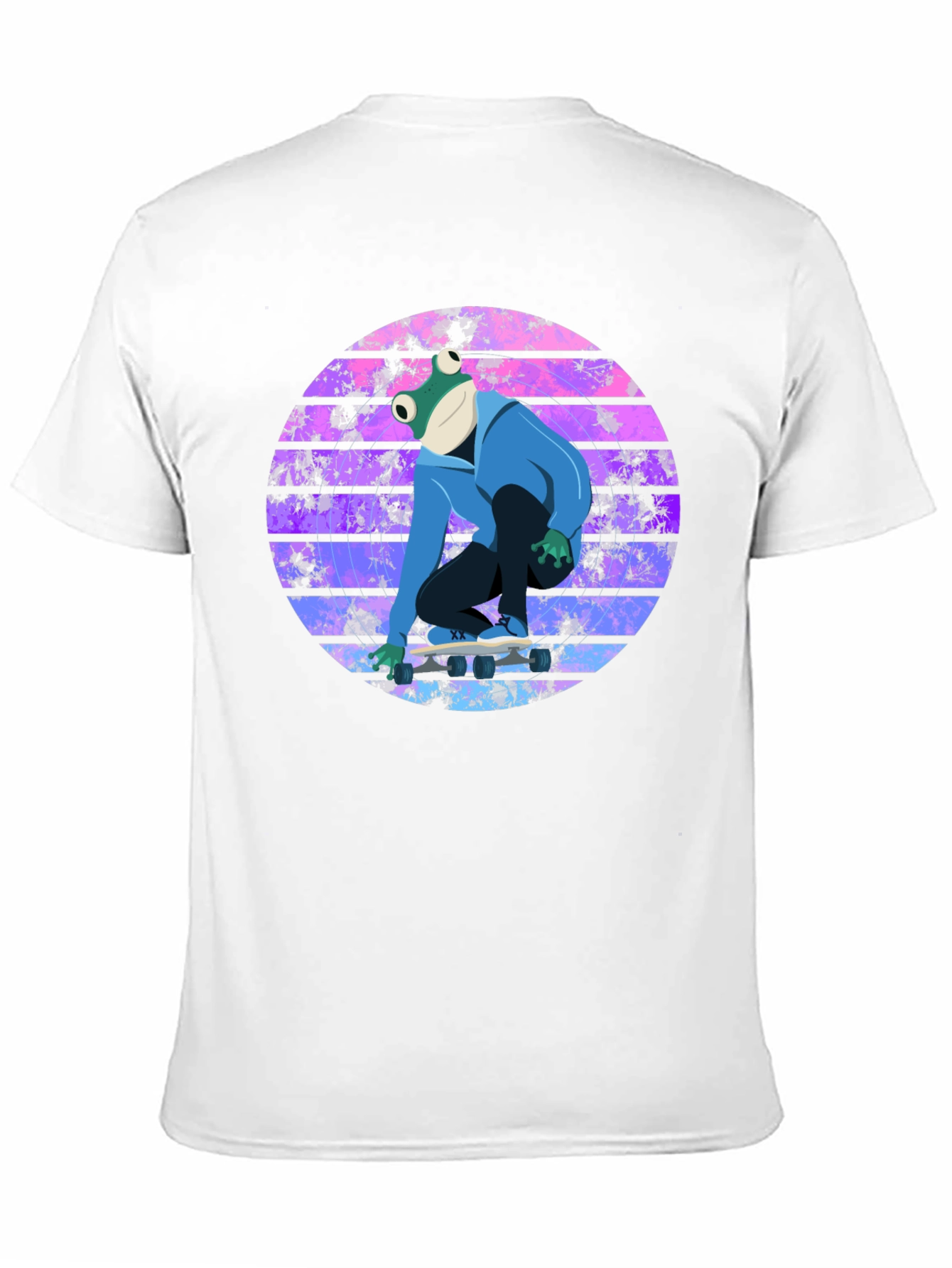 Frog Skateboarder Graphic Tee
