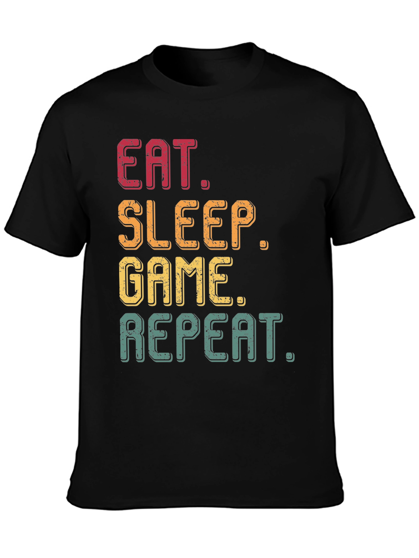Eat Sleep Game Repeat Graphic Tee