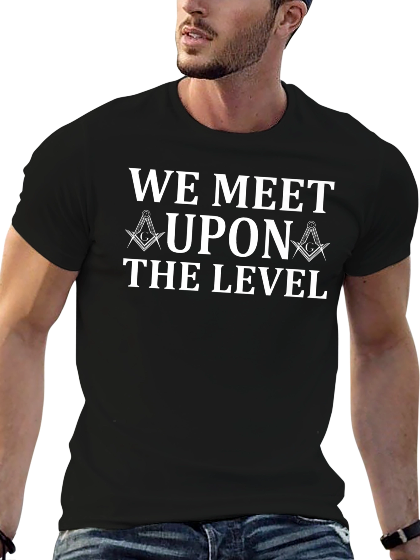 Masonic We Meet Upon the Level T-Shirt