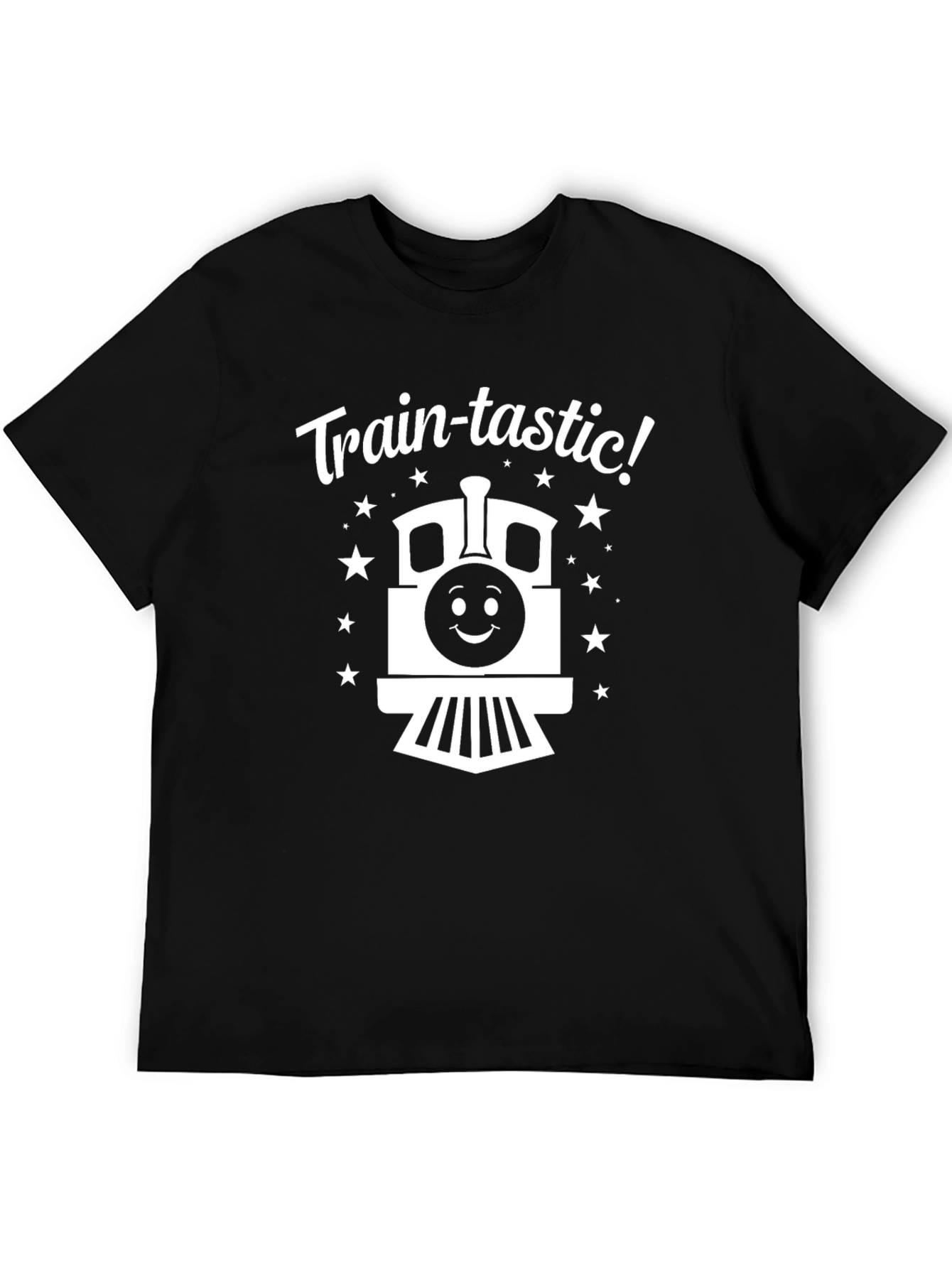 Train-tastic! Black Graphic Tee