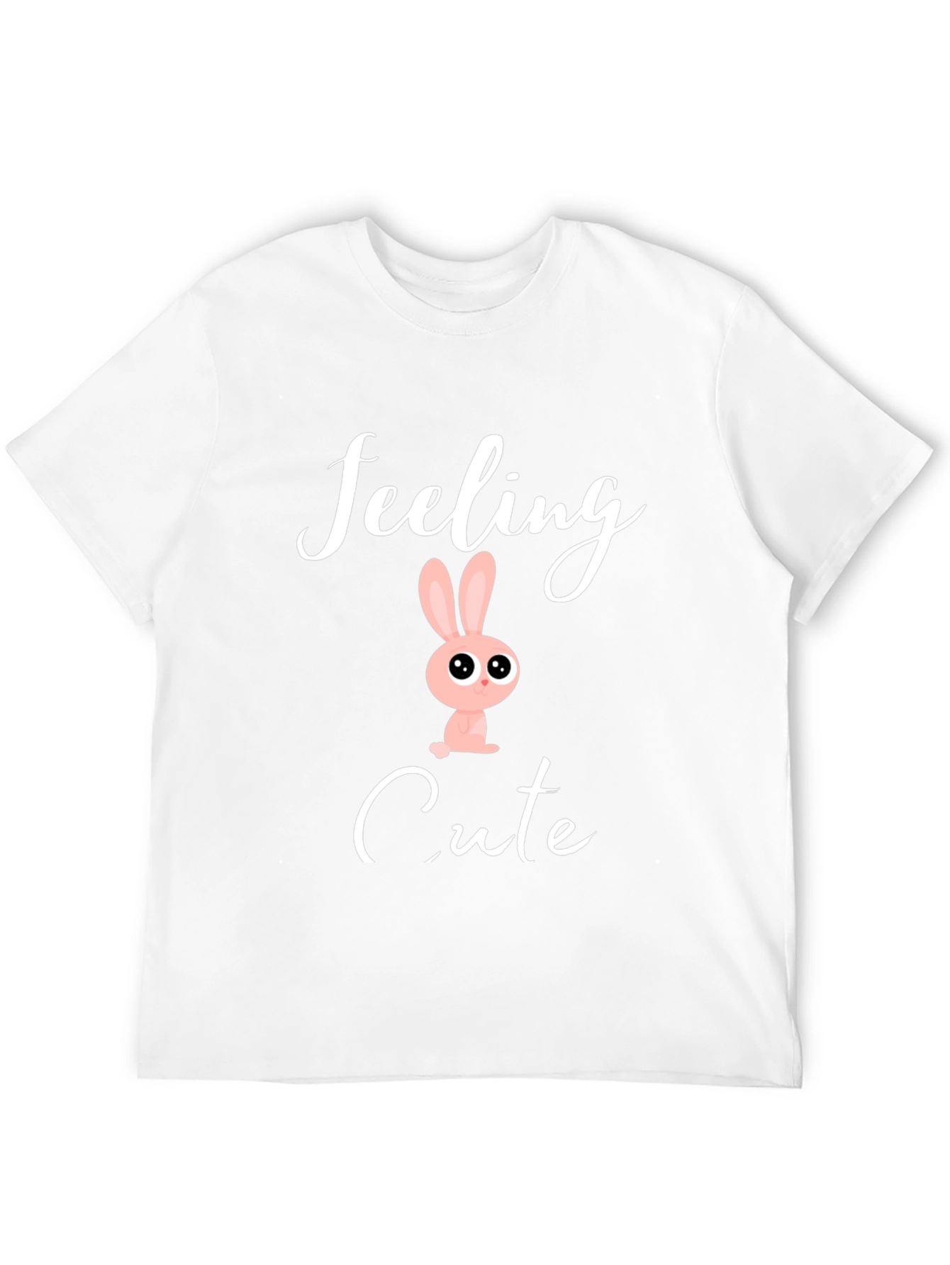Feeling Cute Bunny T-Shirt - Black