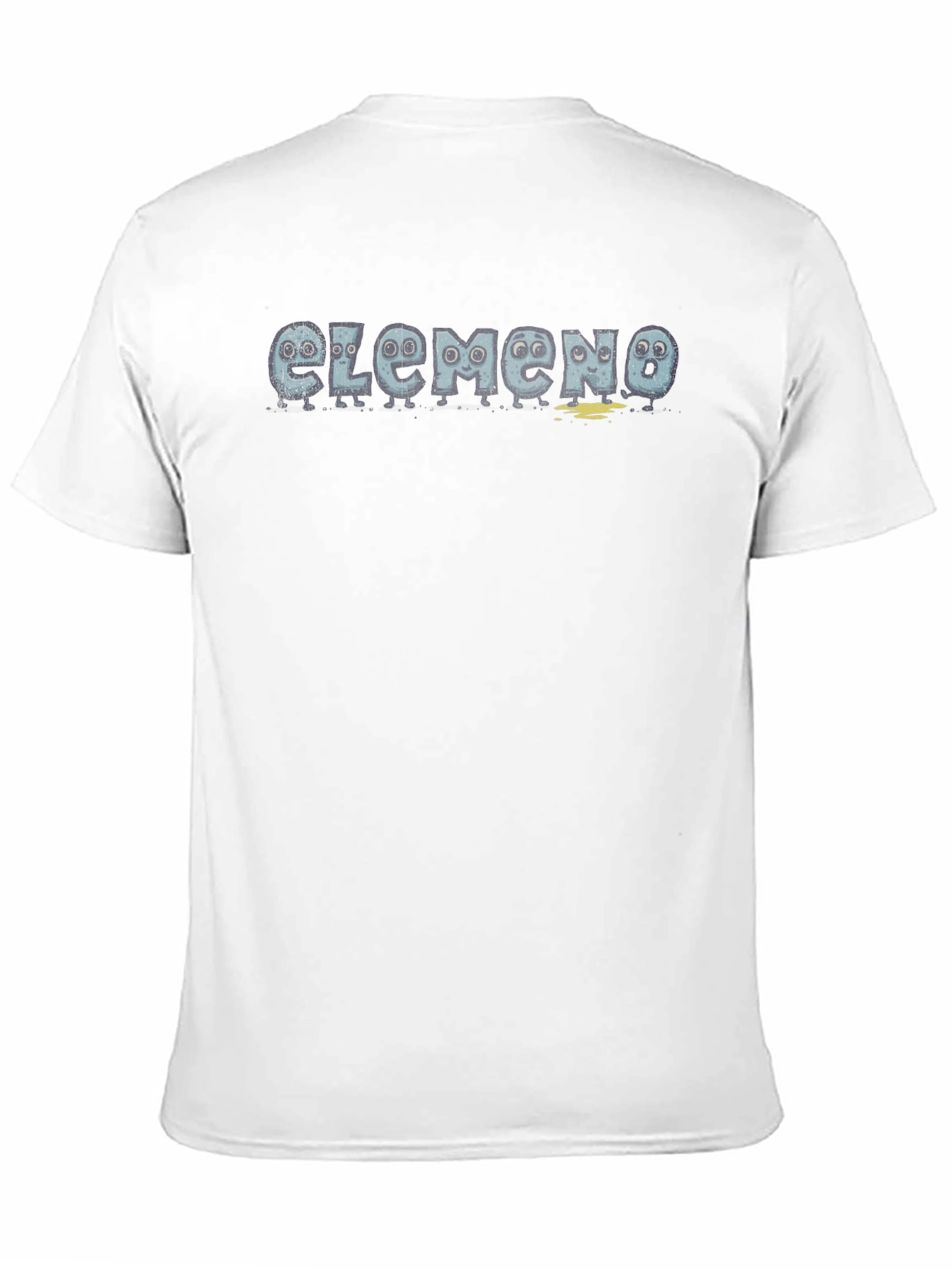 Cartoon Letters Graphic Black T-Shirt