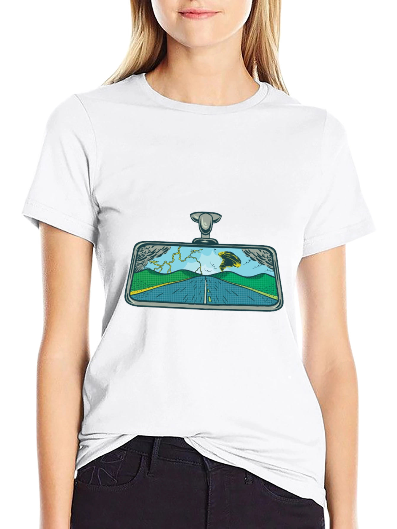 Rearview Mirror Road Trip T-Shirt