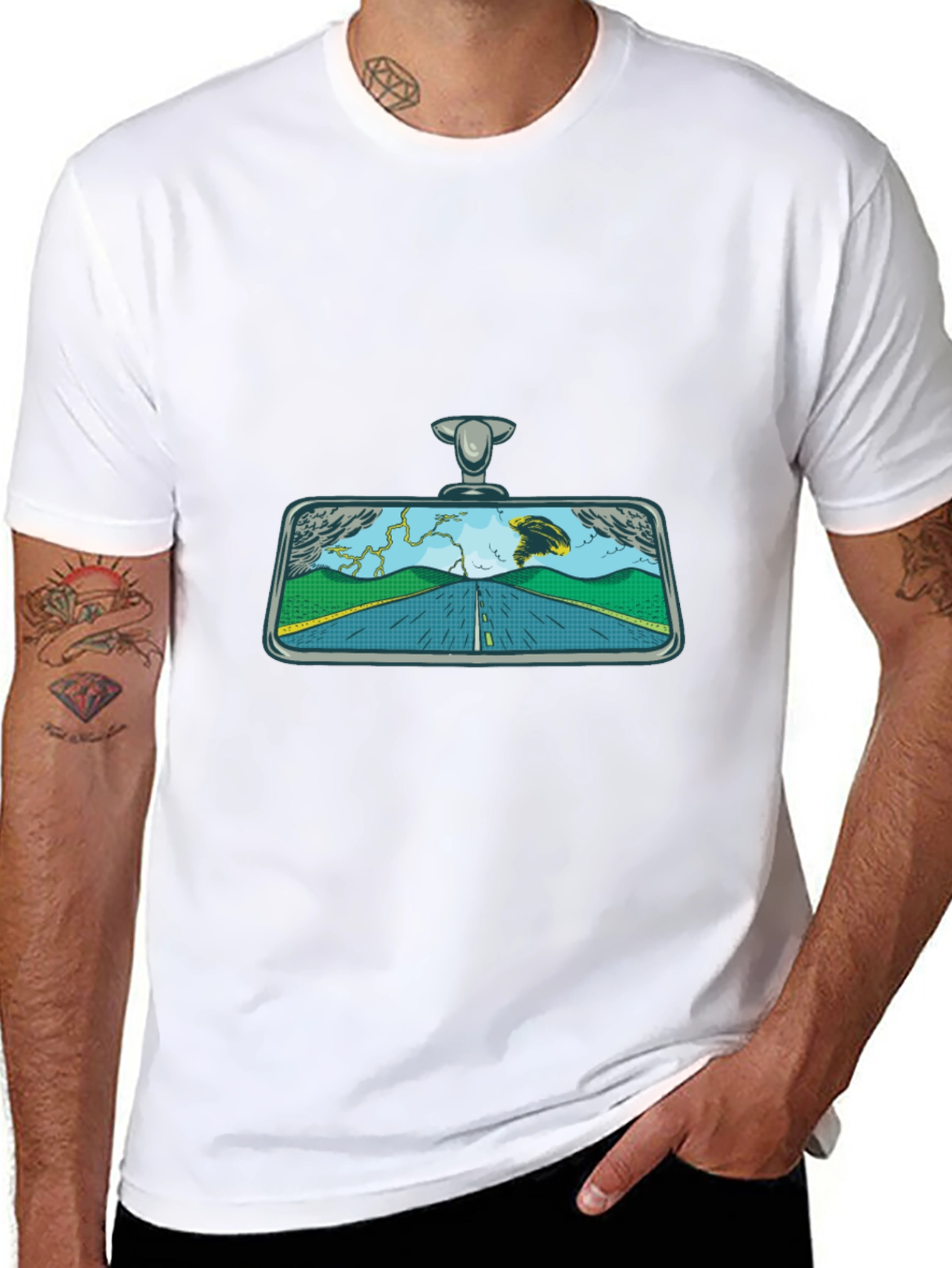 Rearview Mirror Road Trip T-Shirt