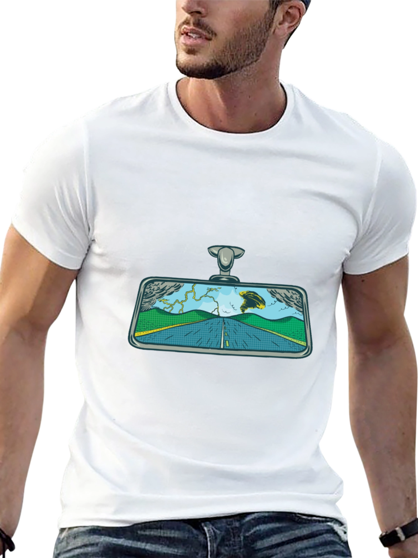 Rearview Mirror Road Trip T-Shirt