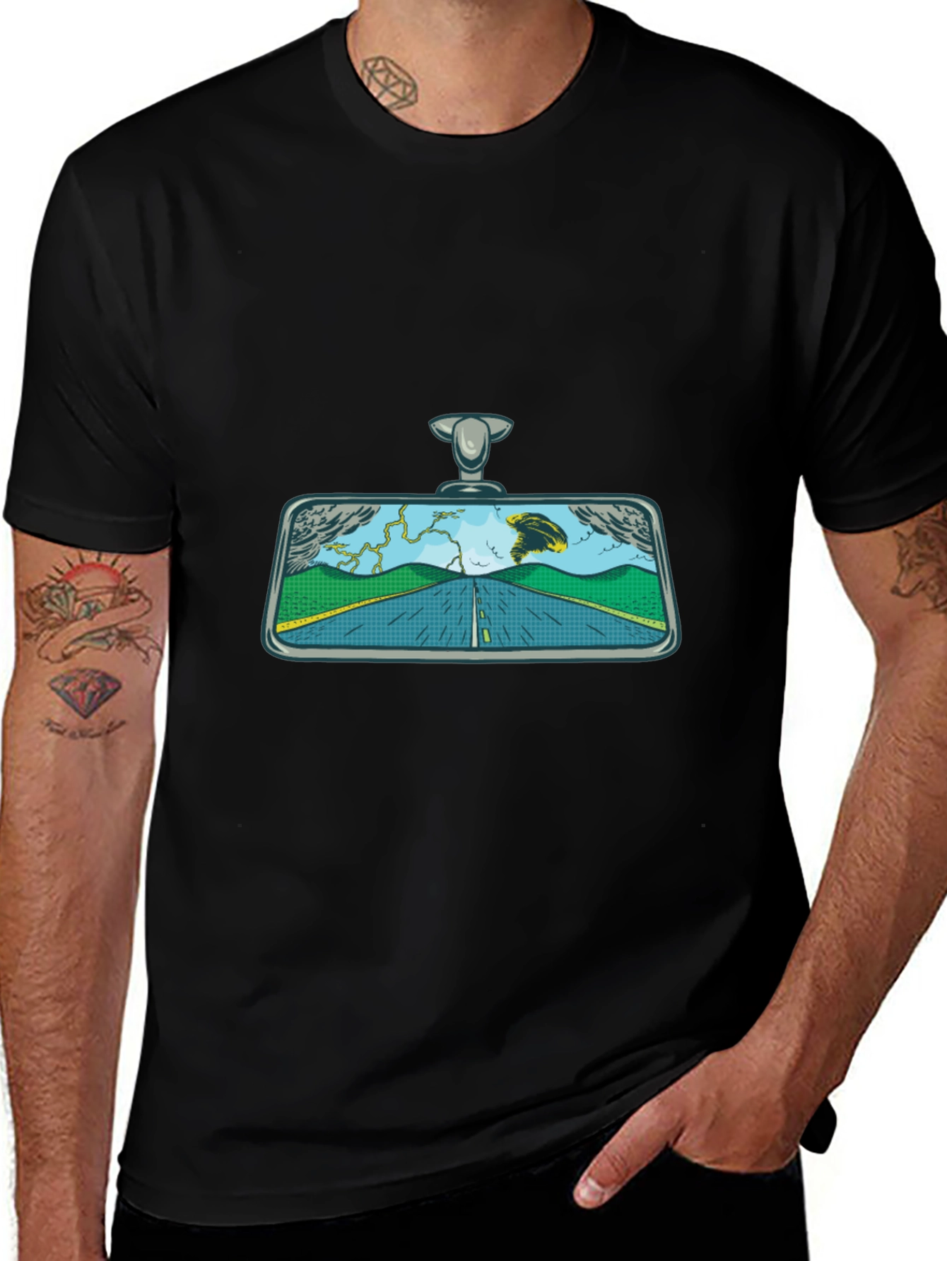 Rearview Mirror Road Trip T-Shirt