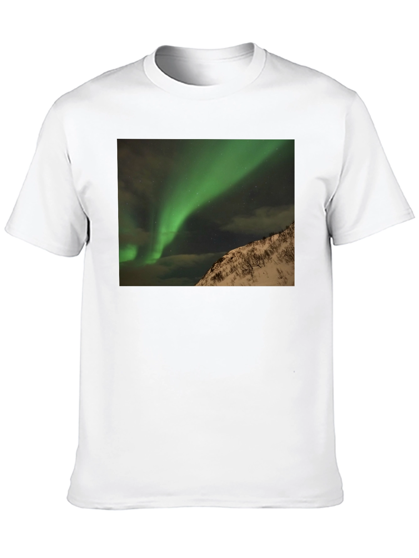 Aurora Borealis Black T-Shirt