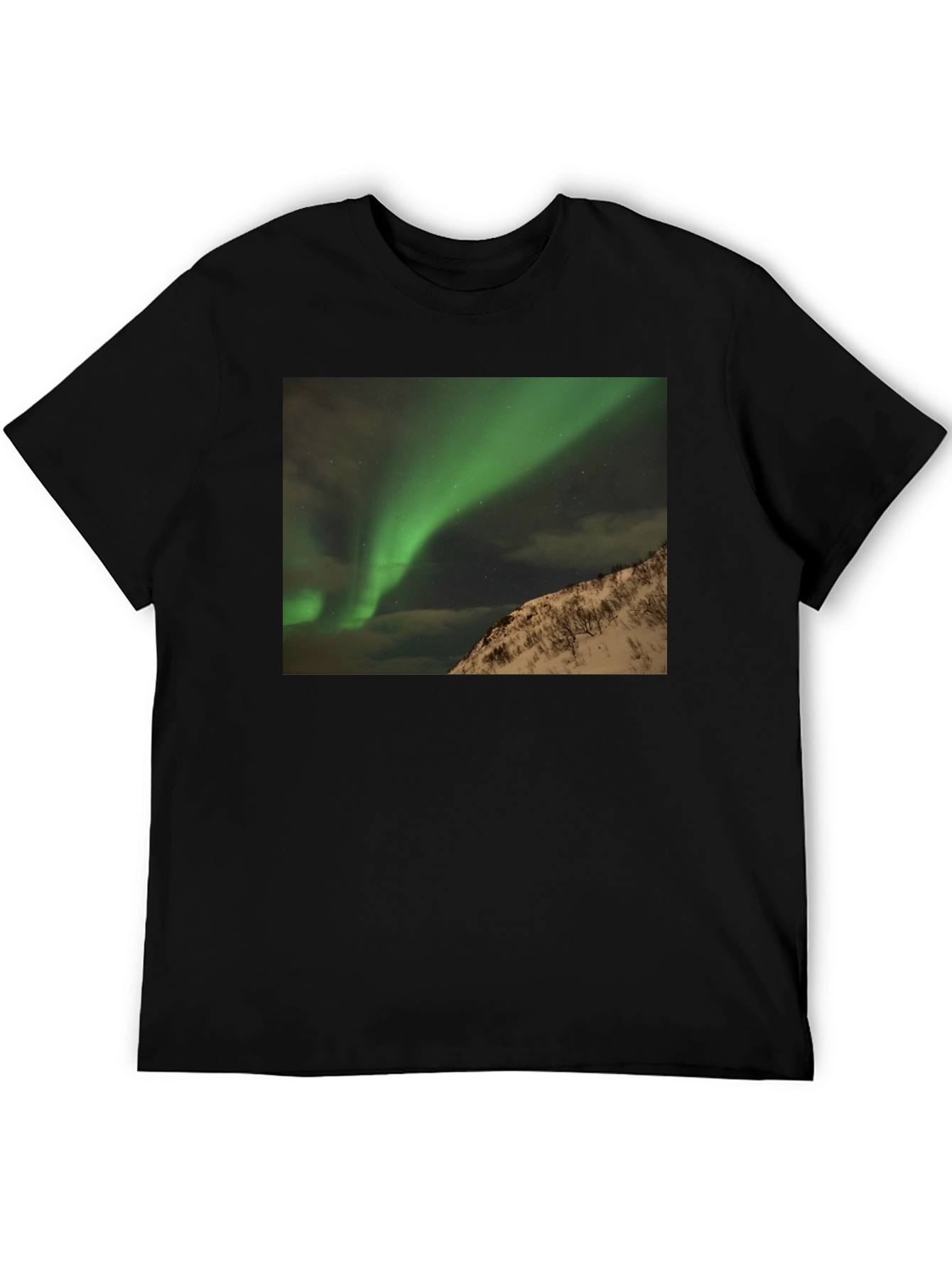 Aurora Borealis Black T-Shirt