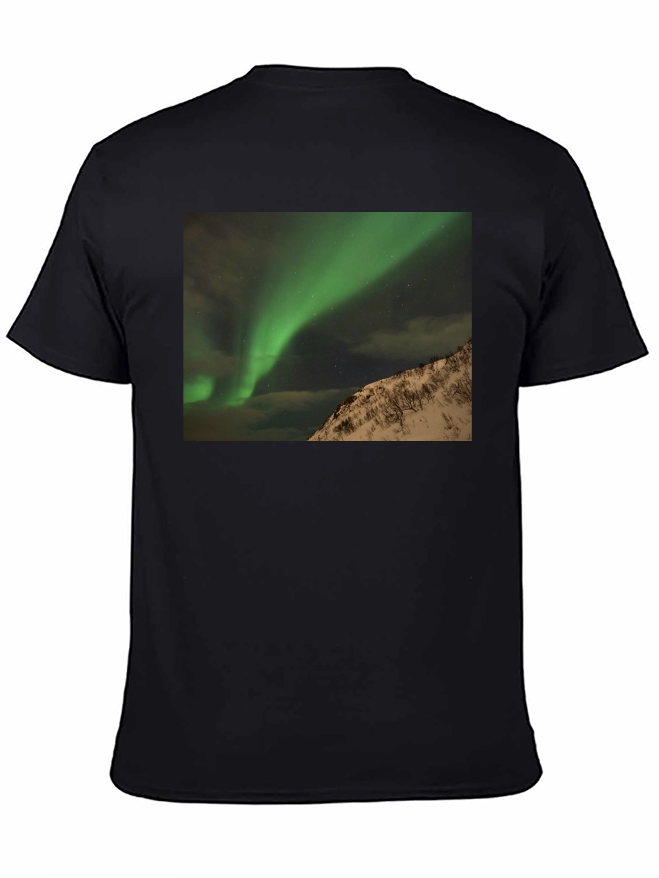 Aurora Borealis Black T-Shirt
