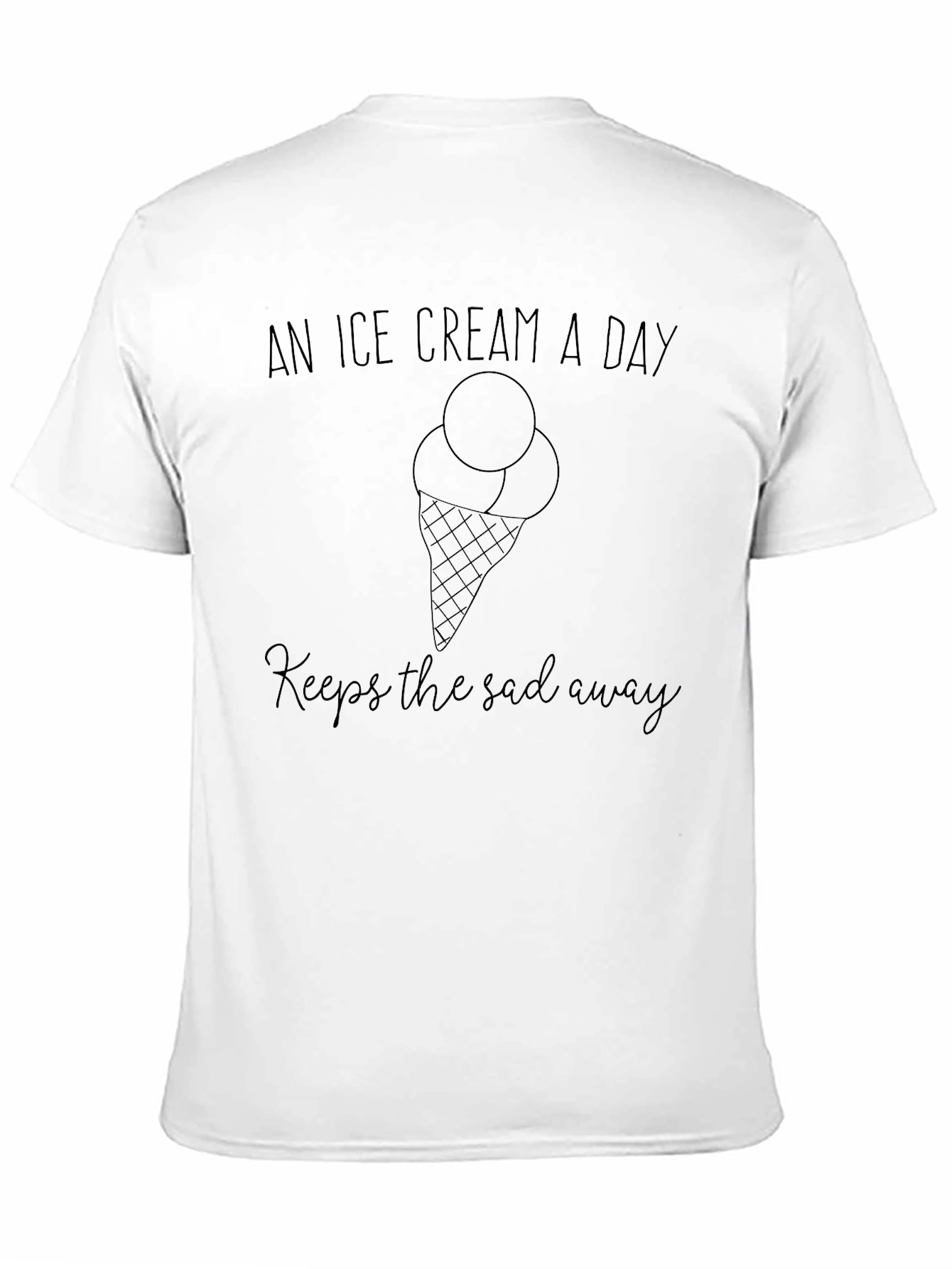 Ice Cream A Day T-Shirt - Comfort Fit