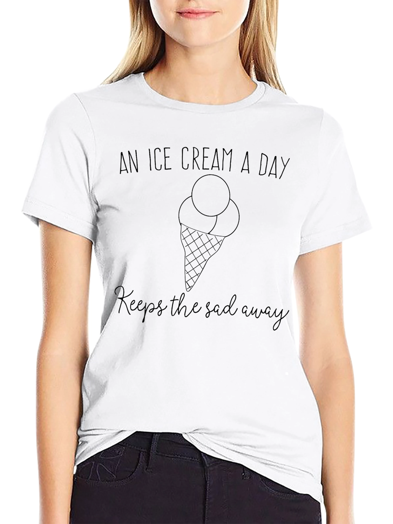 Ice Cream A Day T-Shirt - Comfort Fit