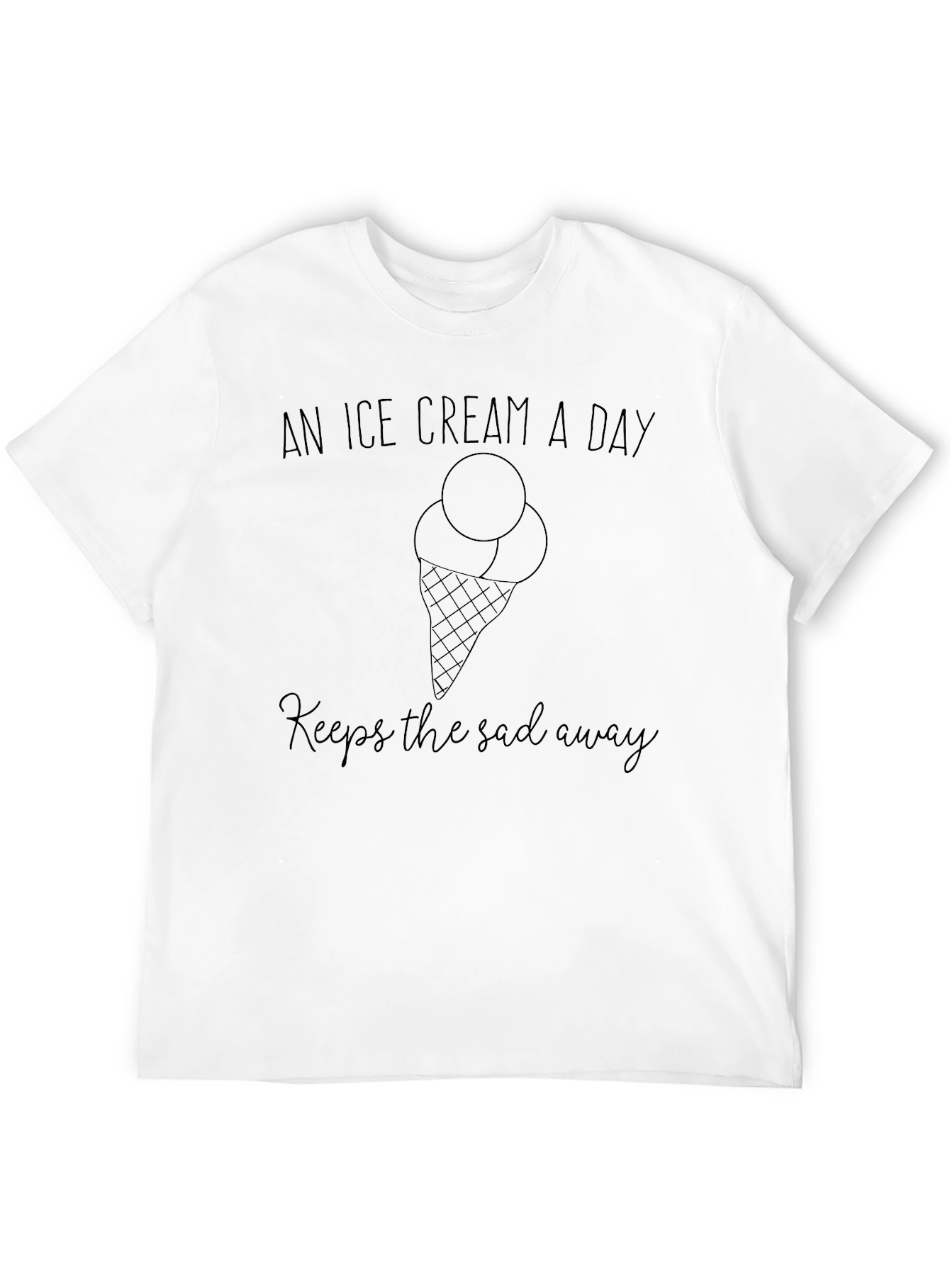 Ice Cream A Day T-Shirt - Comfort Fit