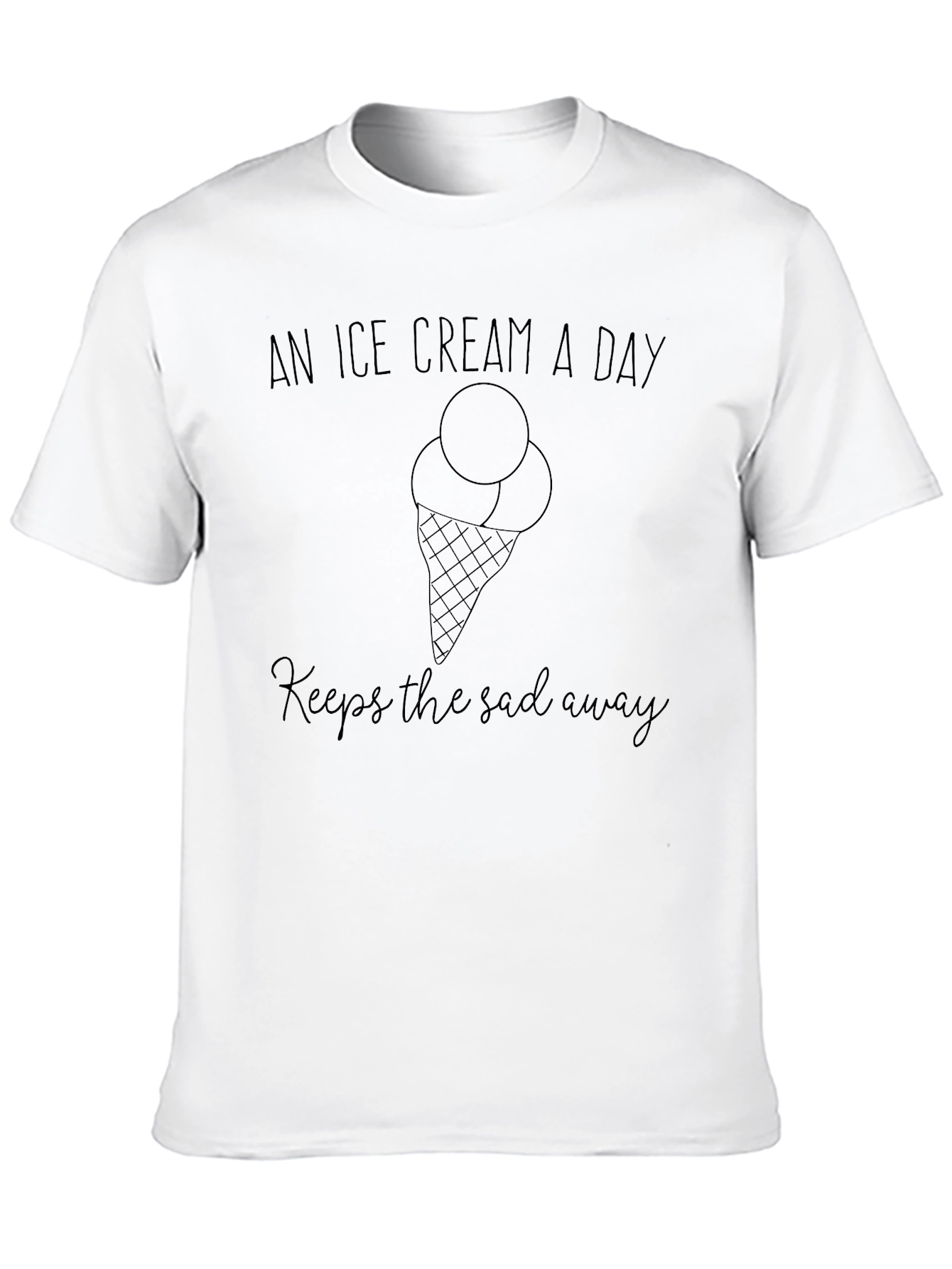Ice Cream A Day T-Shirt - Comfort Fit