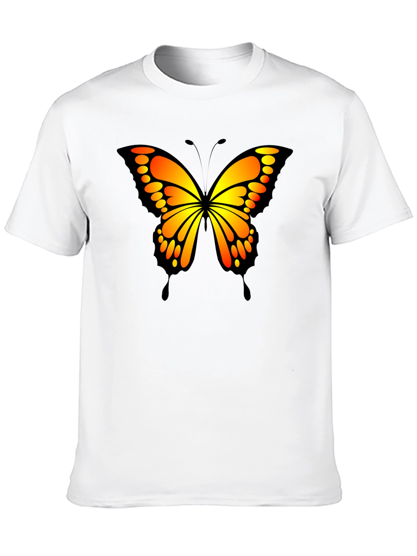 Butterfly Graphic Black T-Shirt