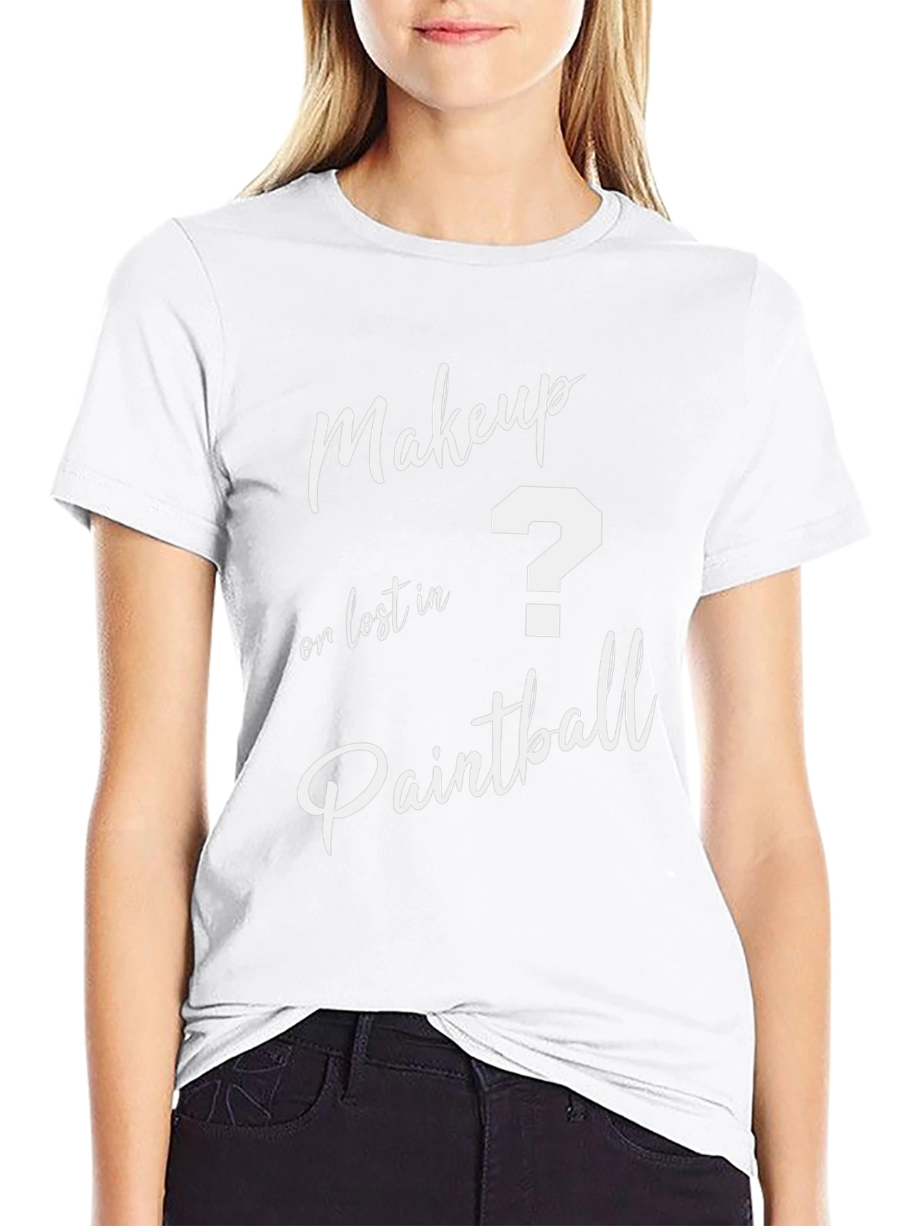 Makeup or Paintball? T-Shirt