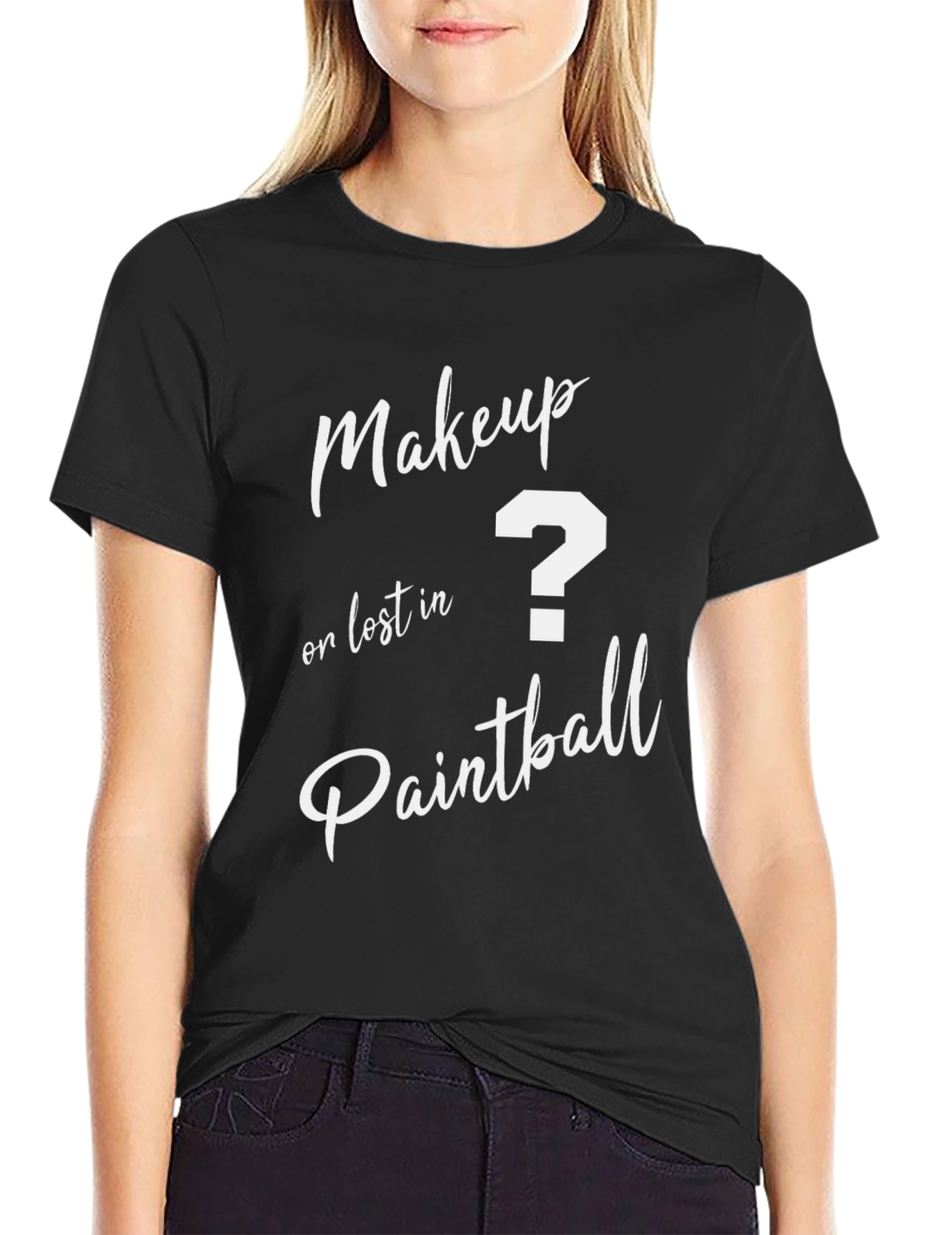 Makeup or Paintball? T-Shirt