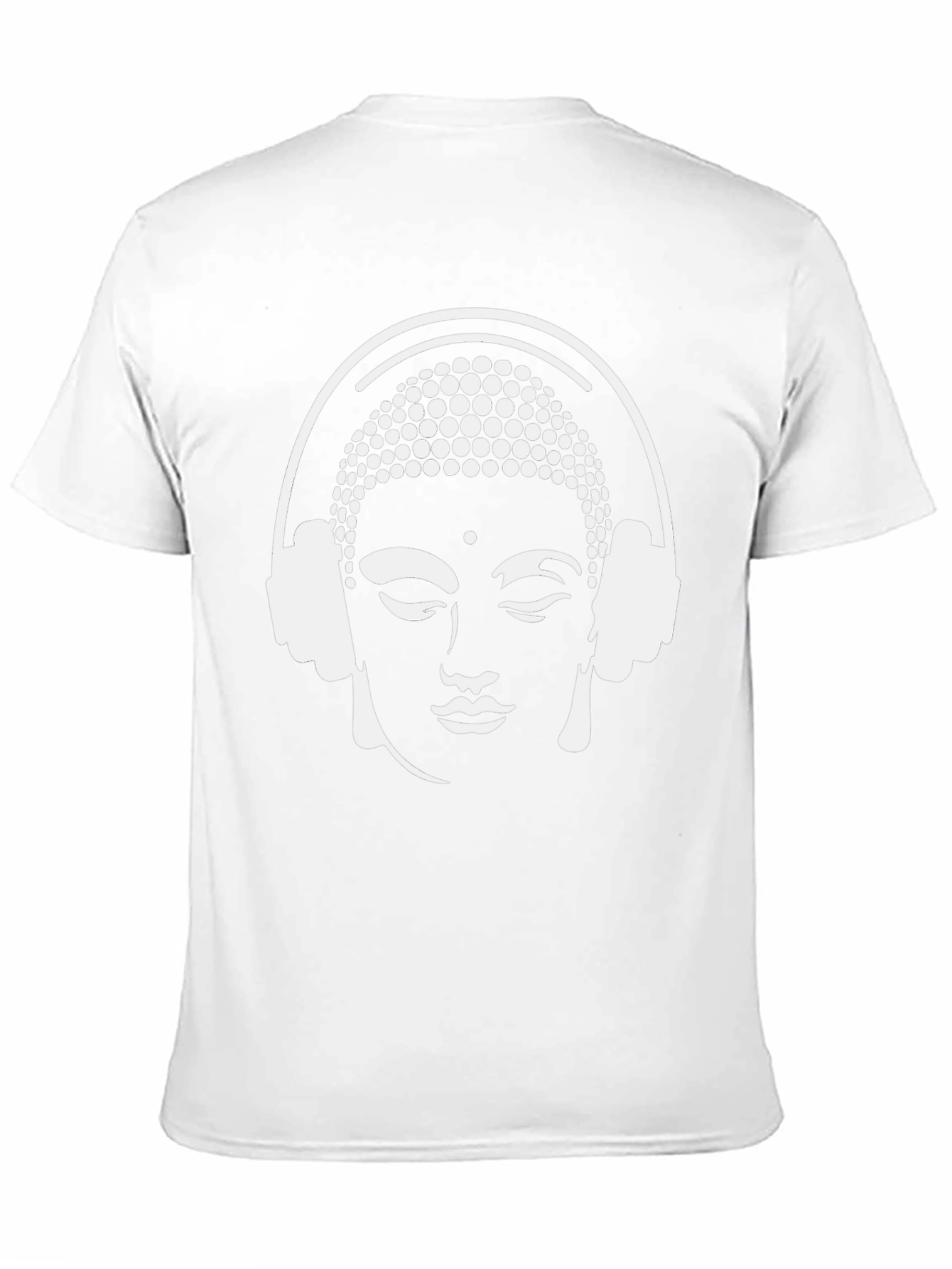 Buddha Headphones Graphic Tee - Black