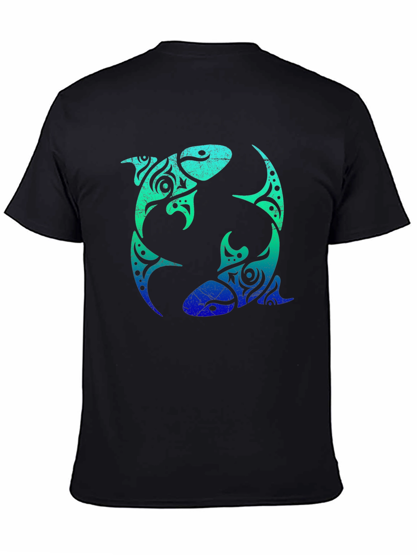 Pisces Tattoo Style Graphic Tee