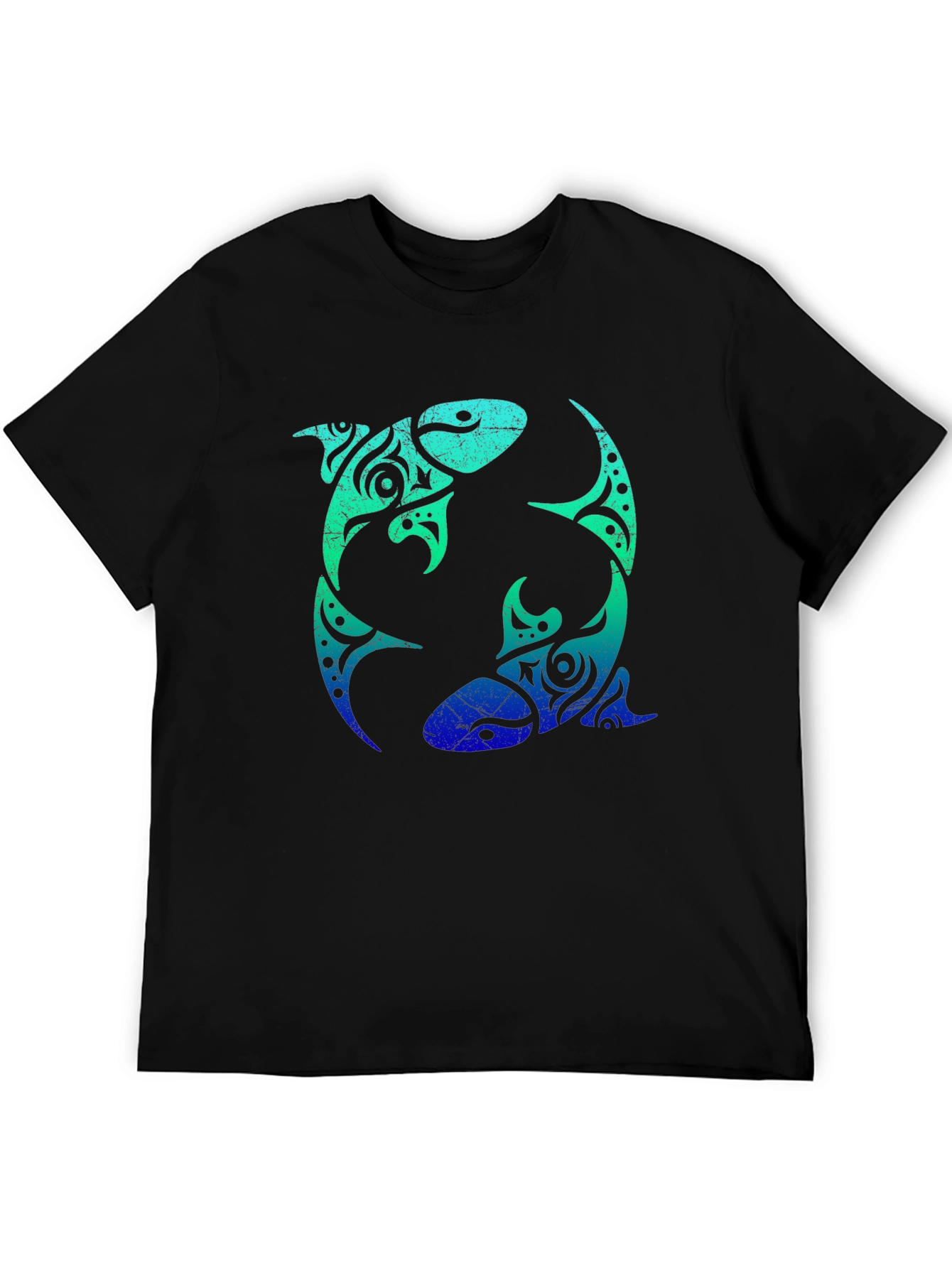 Pisces Tattoo Style Graphic Tee
