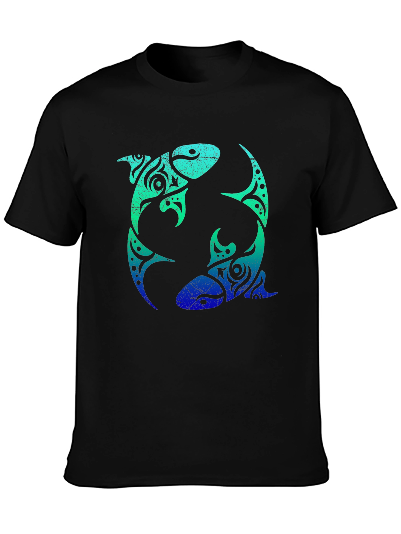 Pisces Tattoo Style Graphic Tee