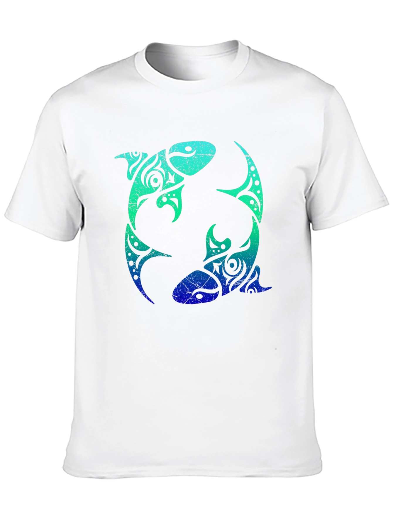 Pisces Tattoo Style Graphic Tee