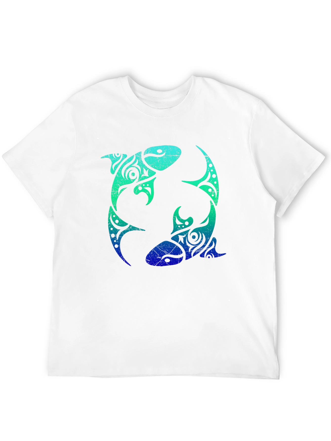 Pisces Tattoo Style Graphic Tee