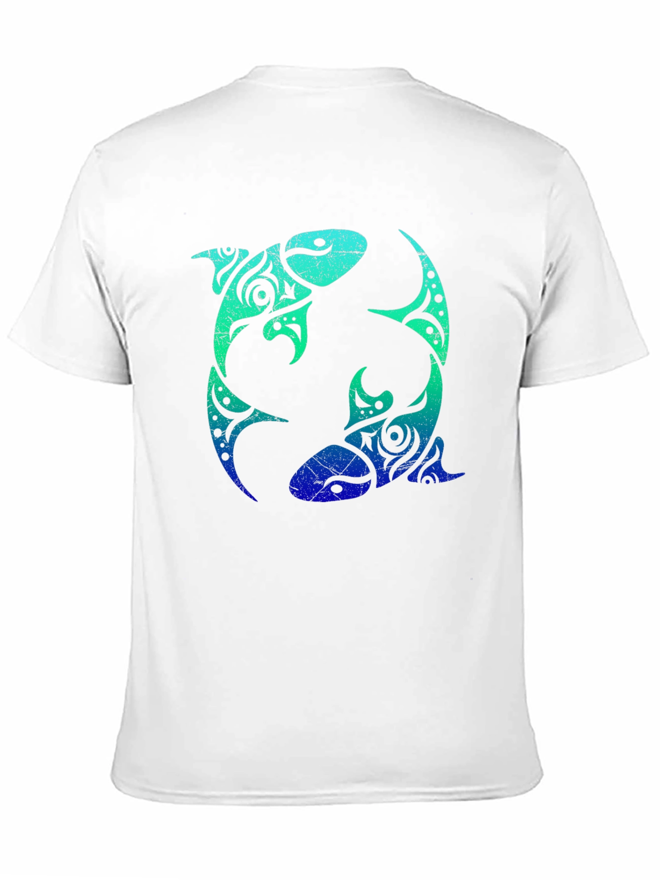 Pisces Tattoo Style Graphic Tee
