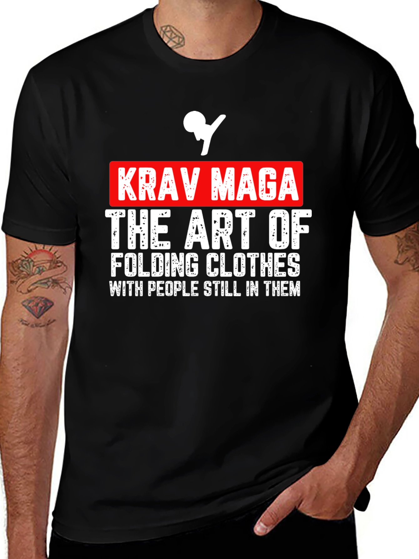 Krav Maga T-Shirt - The Art of Folding Clothes