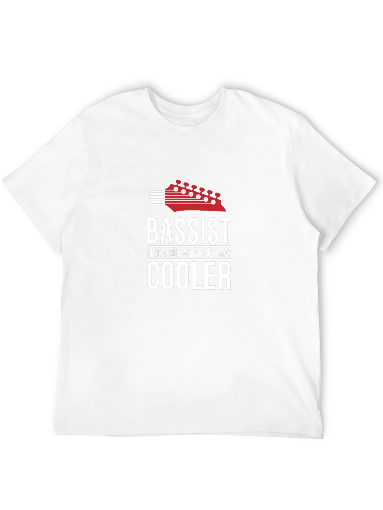Bassist T-Shirt - Guitarist But Way Cooler Funny Tee