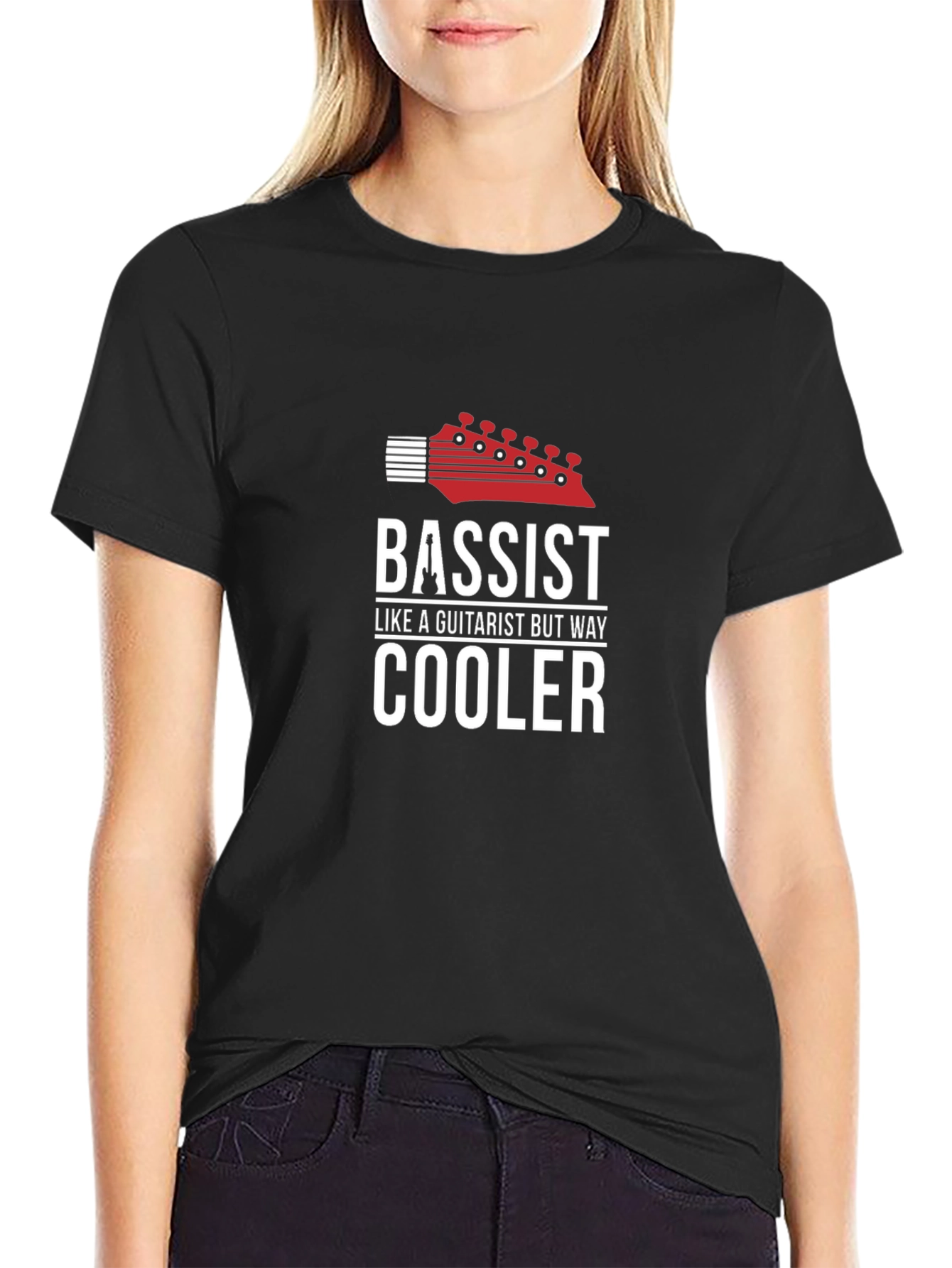 Bassist T-Shirt - Guitarist But Way Cooler Funny Tee