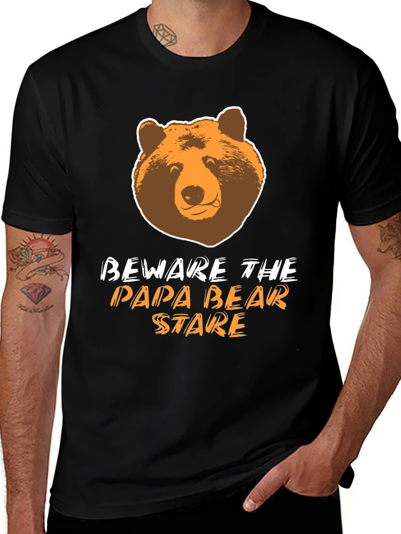 Beware the Papa Bear Stare T-Shirt