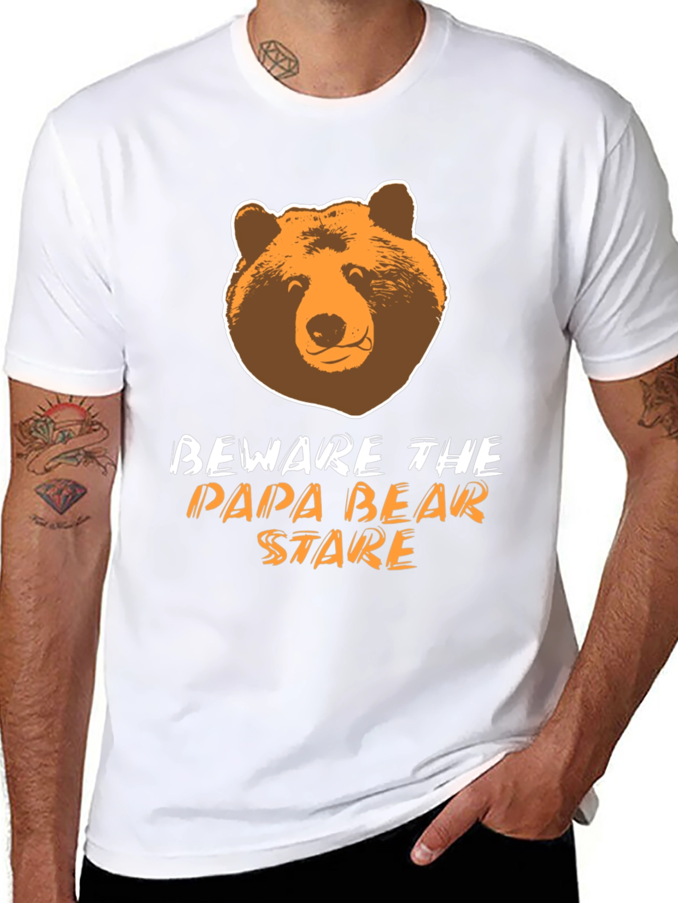 Beware the Papa Bear Stare T-Shirt