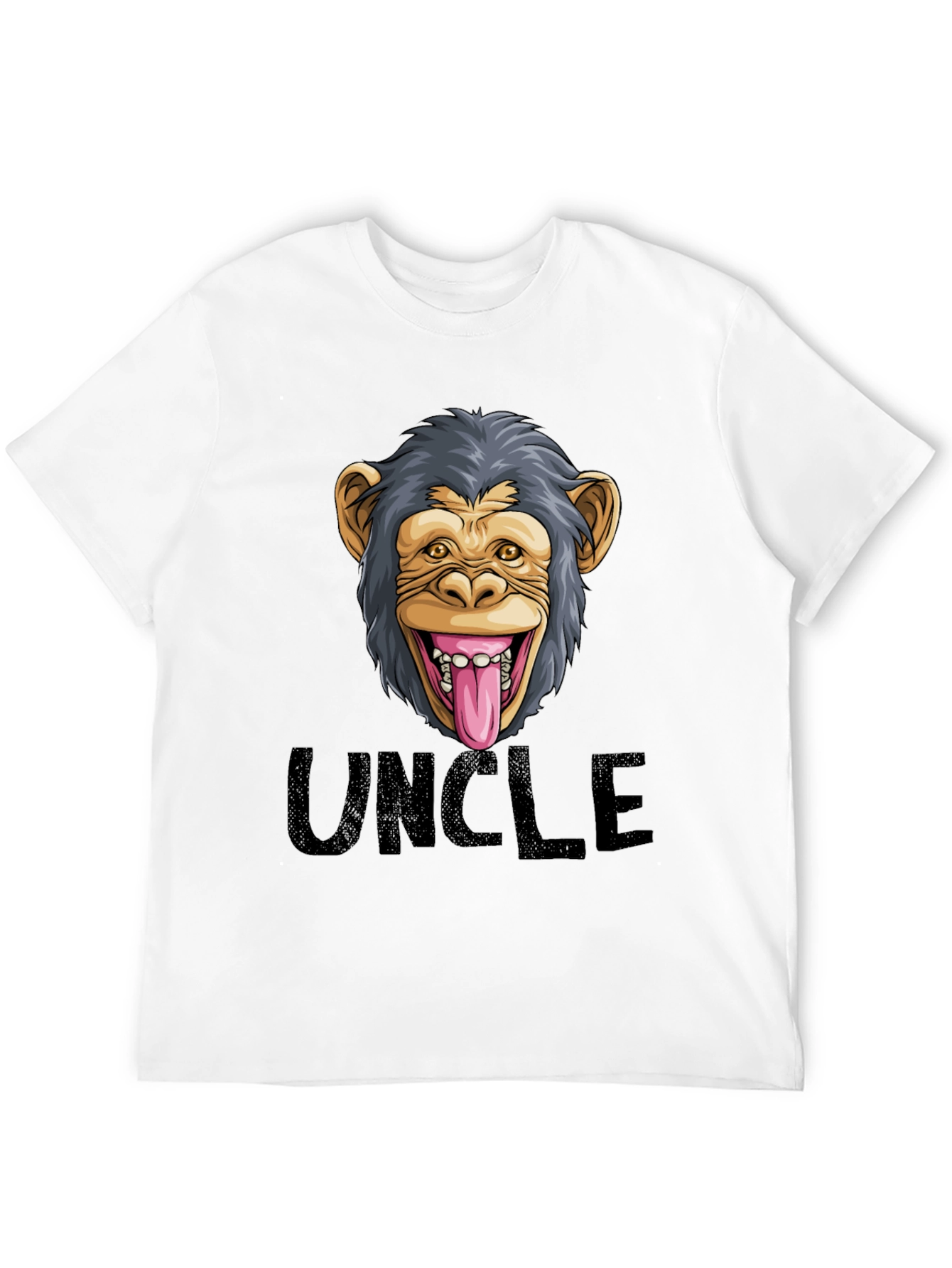 Funny Monkey Uncle Graphic Tee