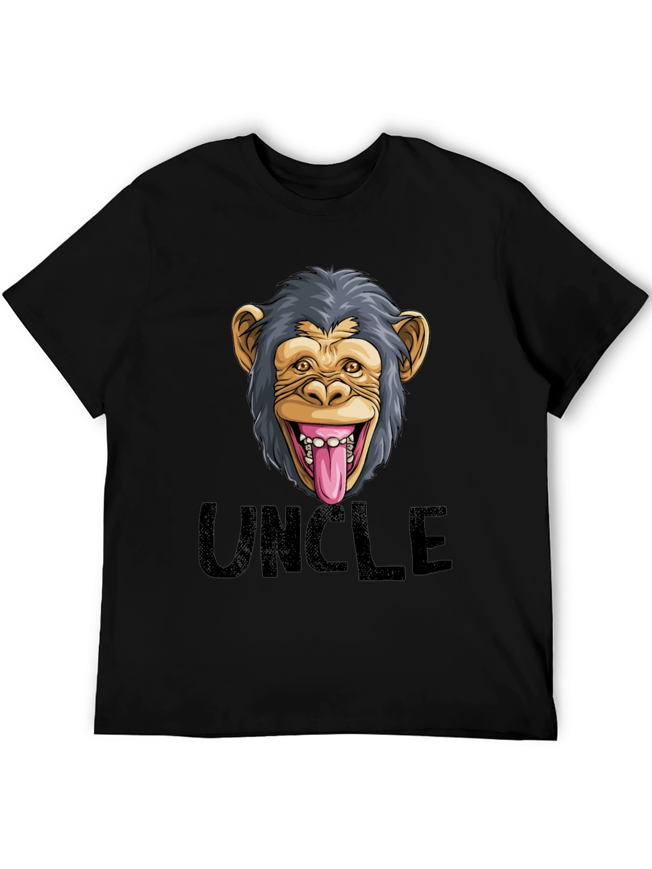 Funny Monkey Uncle Graphic Tee