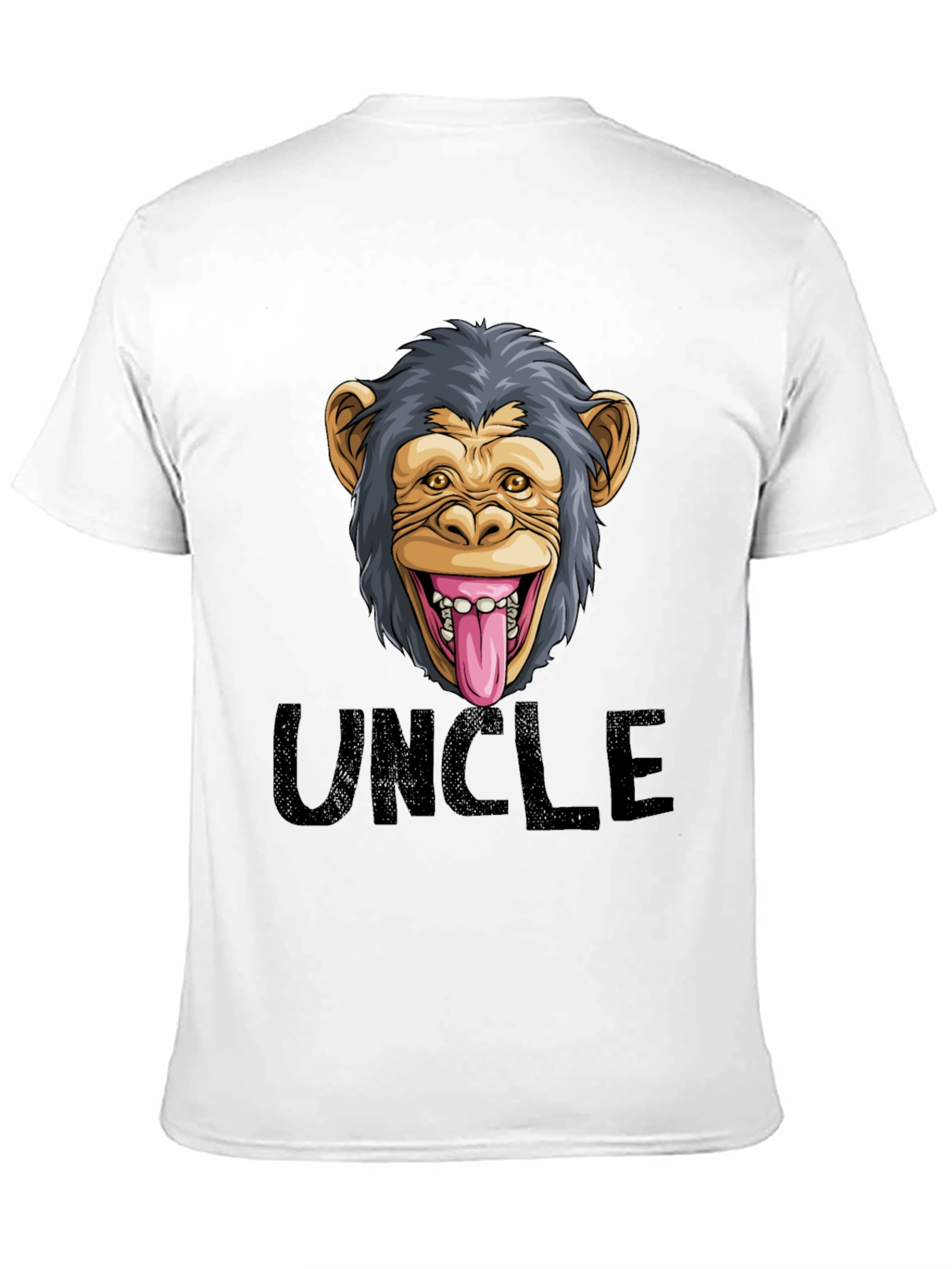 Funny Monkey Uncle Graphic Tee