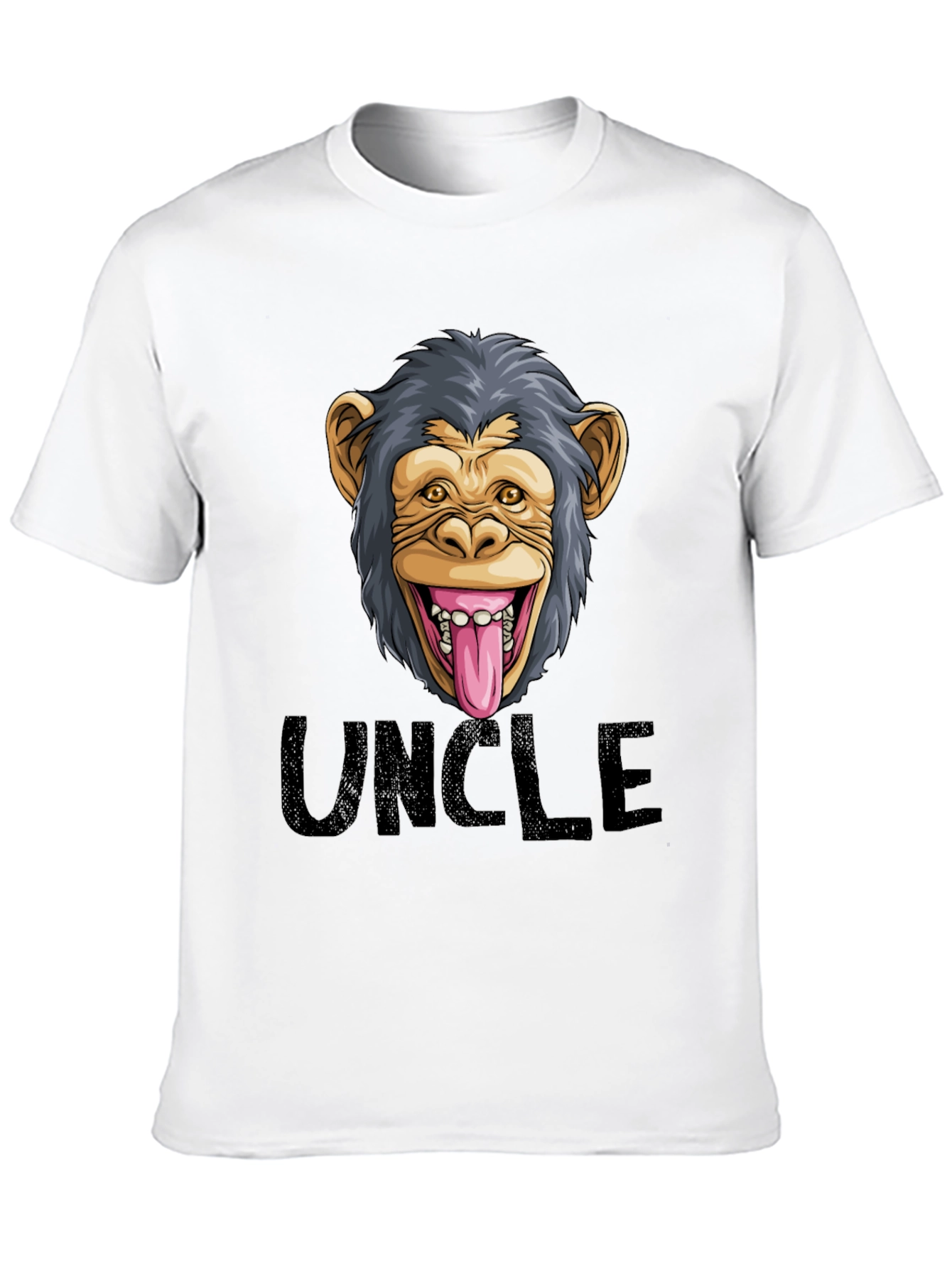 Funny Monkey Uncle Graphic Tee