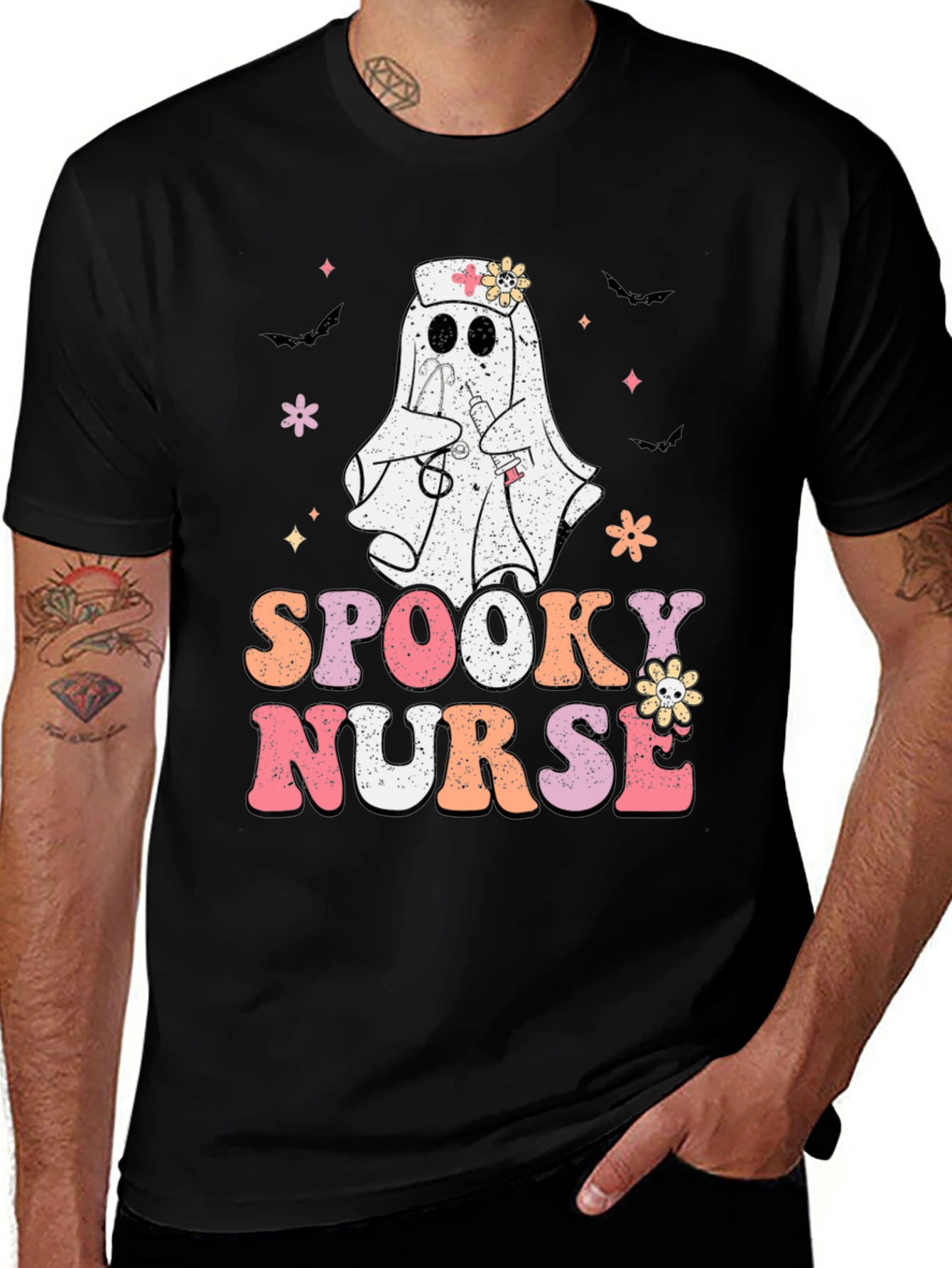 Spooky Nurse Halloween T-Shirt