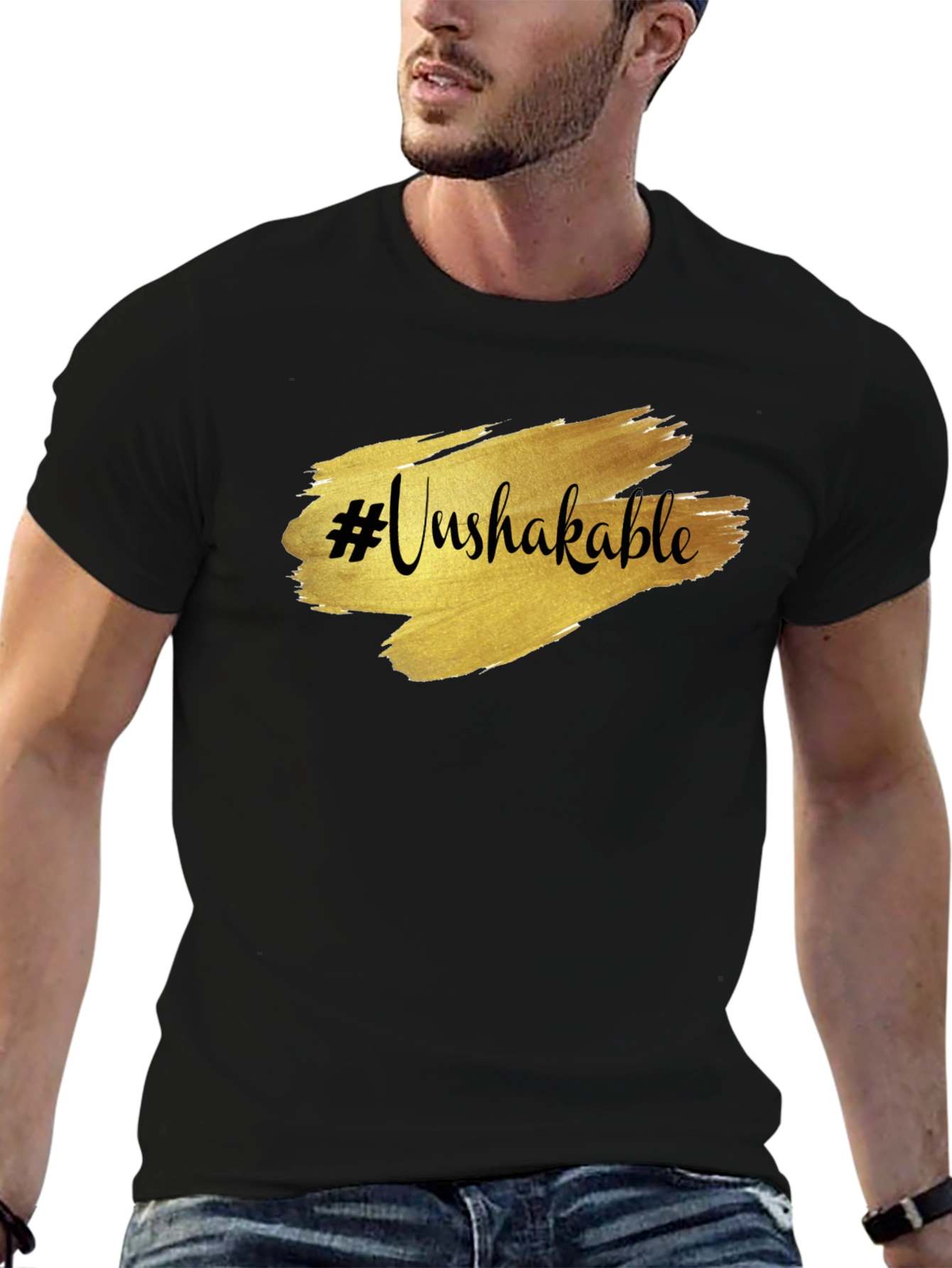 Unshakable Graphic Tee - Mens Black T-Shirt