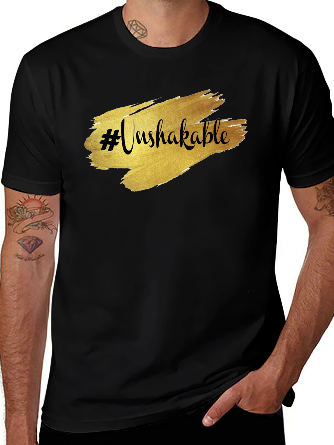Unshakable Graphic Tee - Mens Black T-Shirt