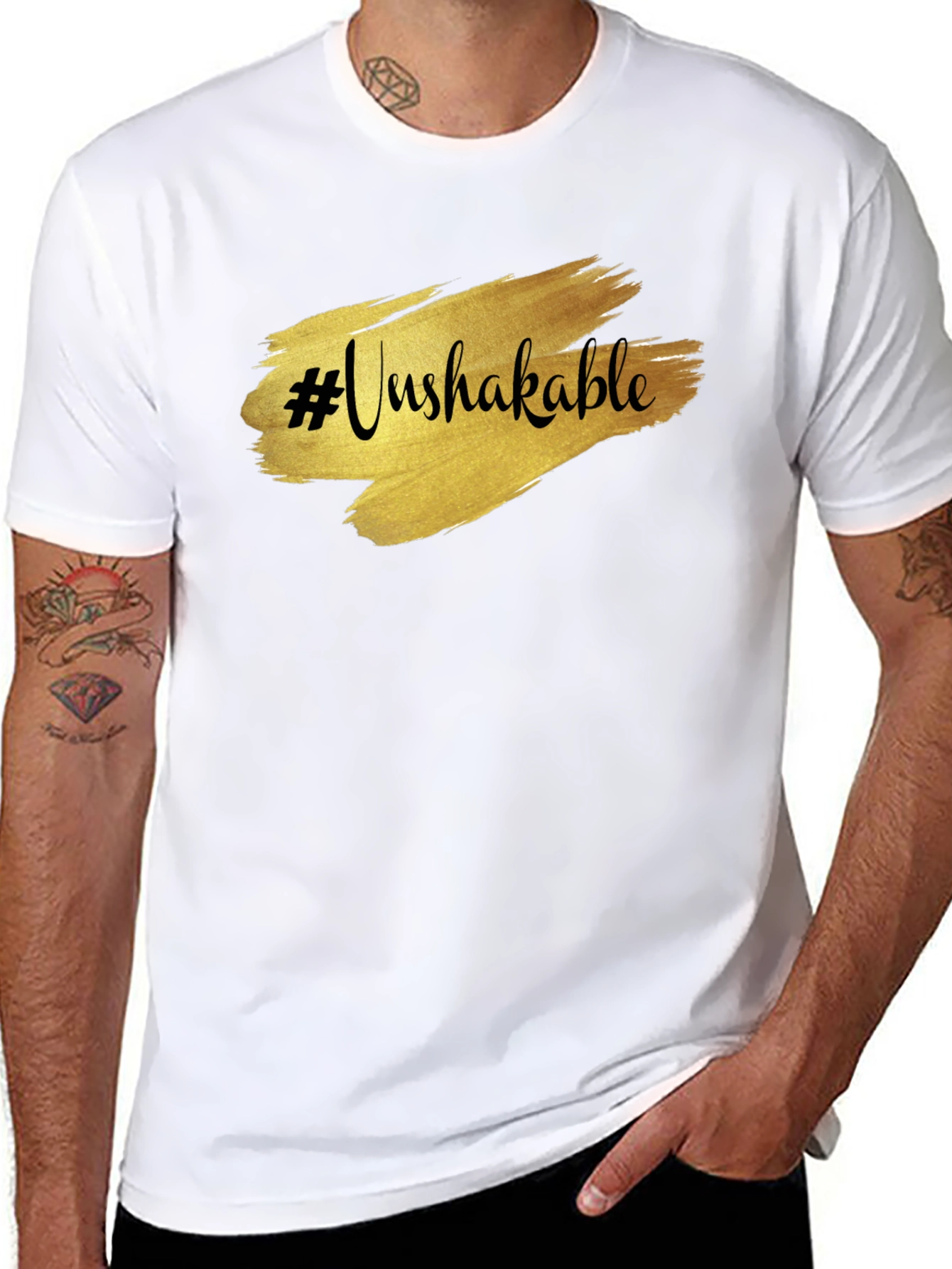 Unshakable Graphic Tee - Mens Black T-Shirt