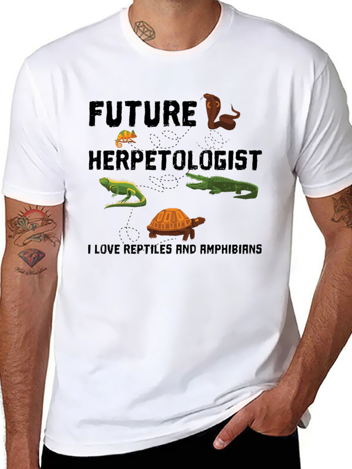 Future Herpetologist Reptiles & Amphibians T-Shirt