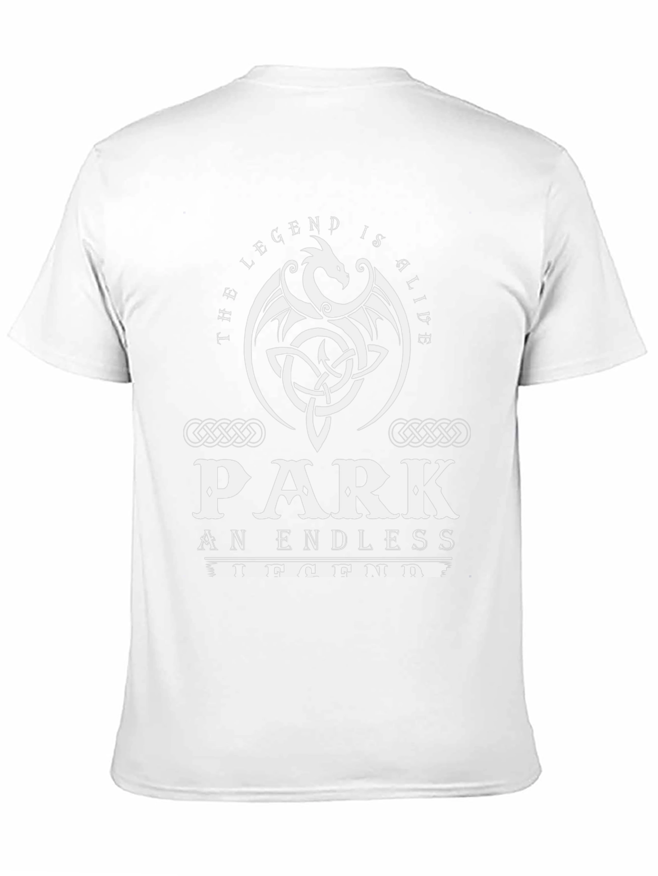 Park: The Legend Is Alive Mens Black Graphic Tee