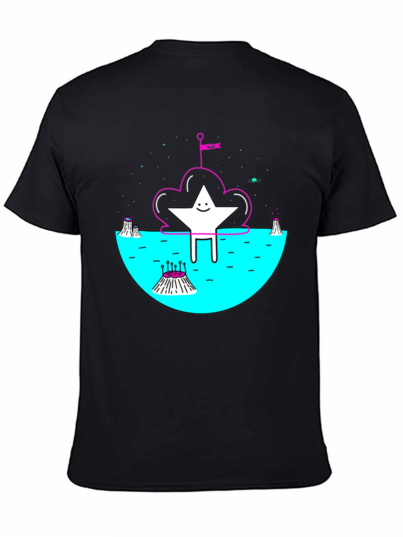 Cosmic Star Graphic Tee - Unique Design