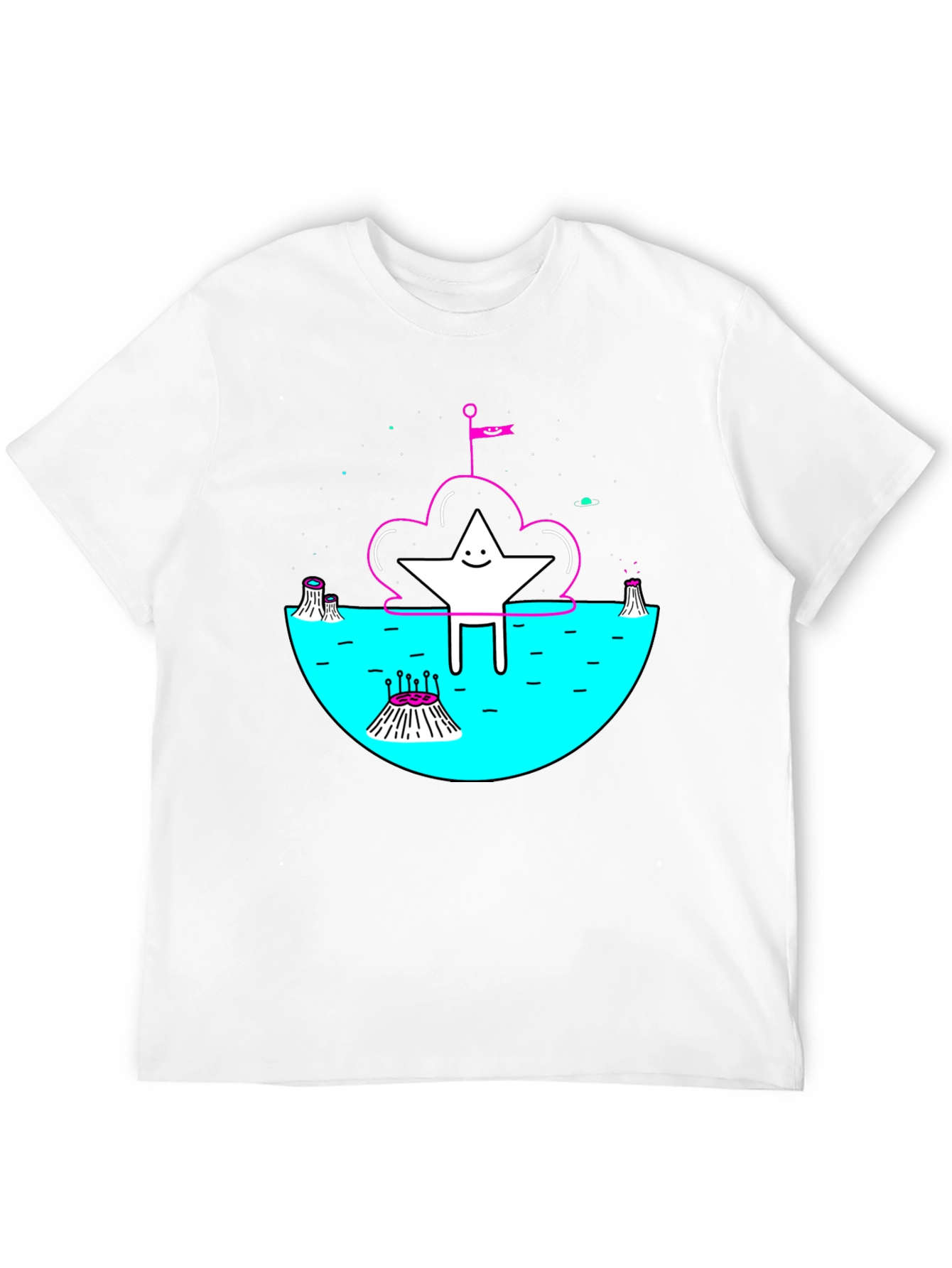 Cosmic Star Graphic Tee - Unique Design