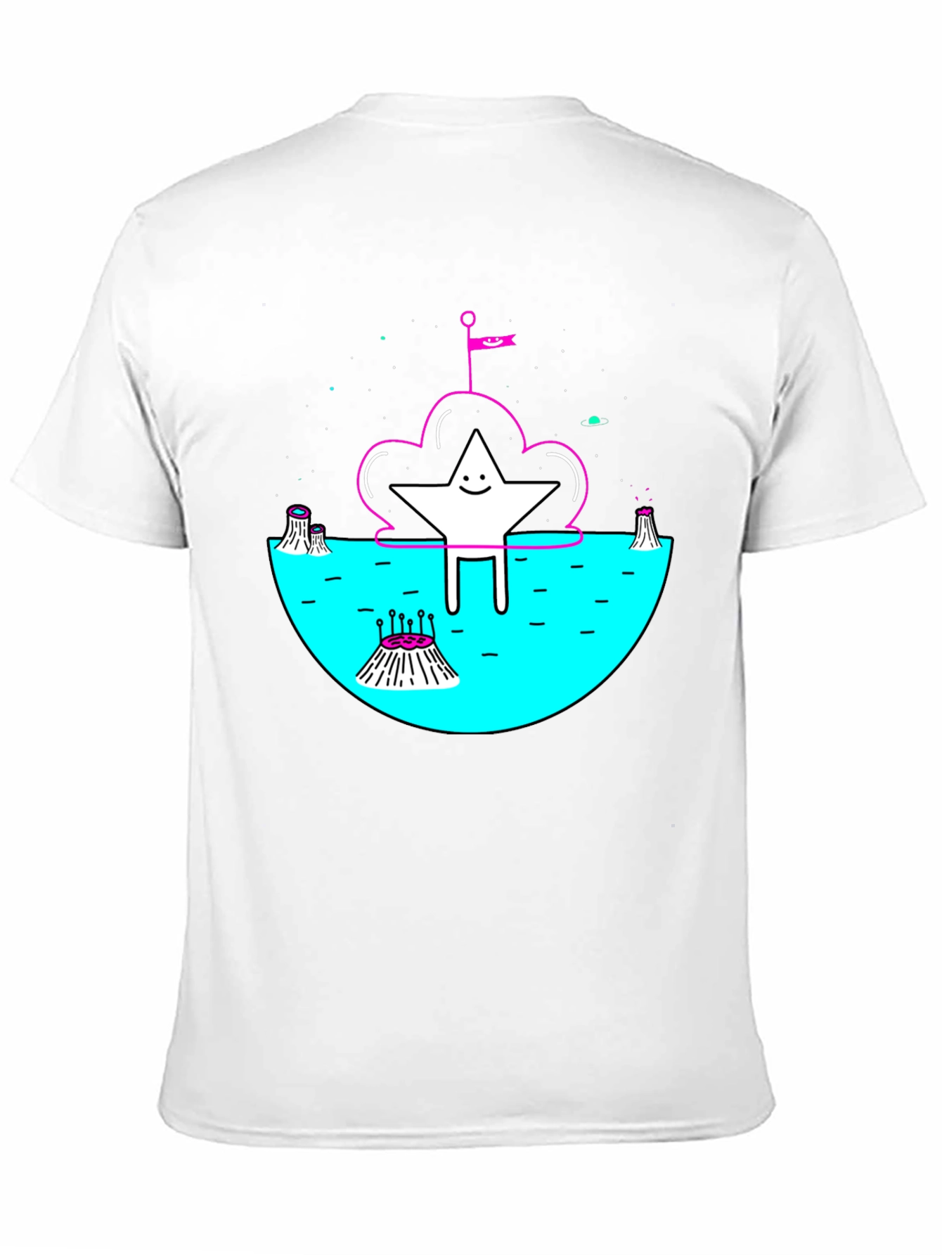 Cosmic Star Graphic Tee - Unique Design