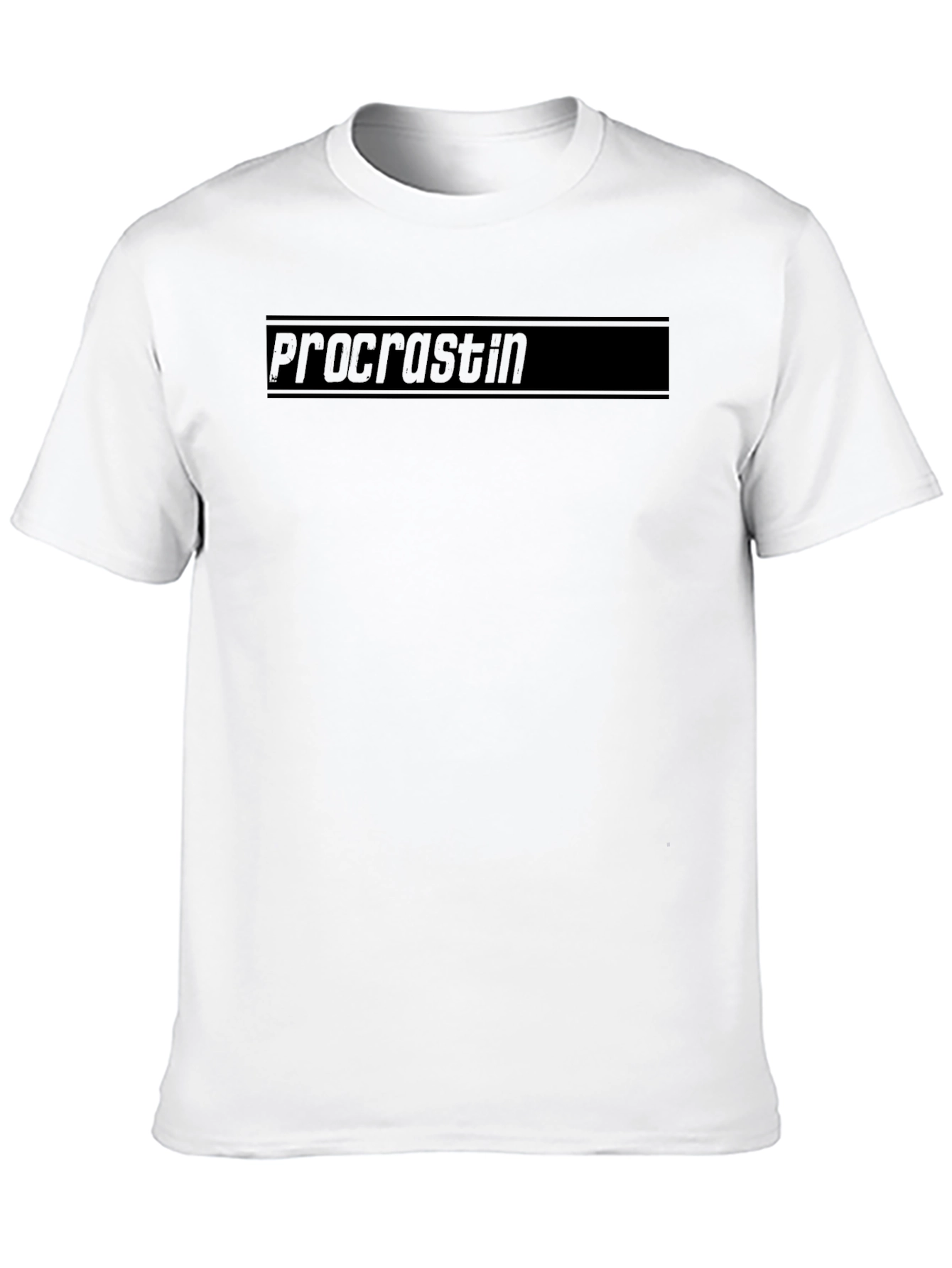 Procrastin Black T-Shirt