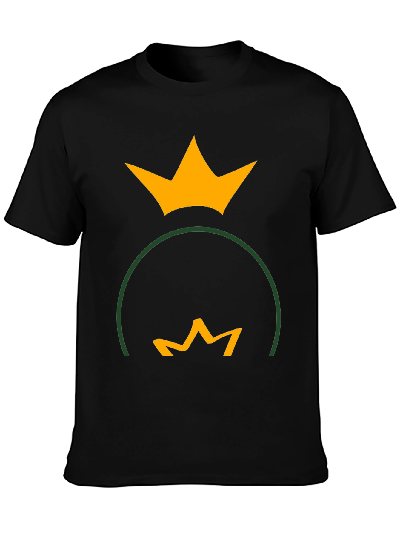 Crown Reflection Graphic Tee - Black