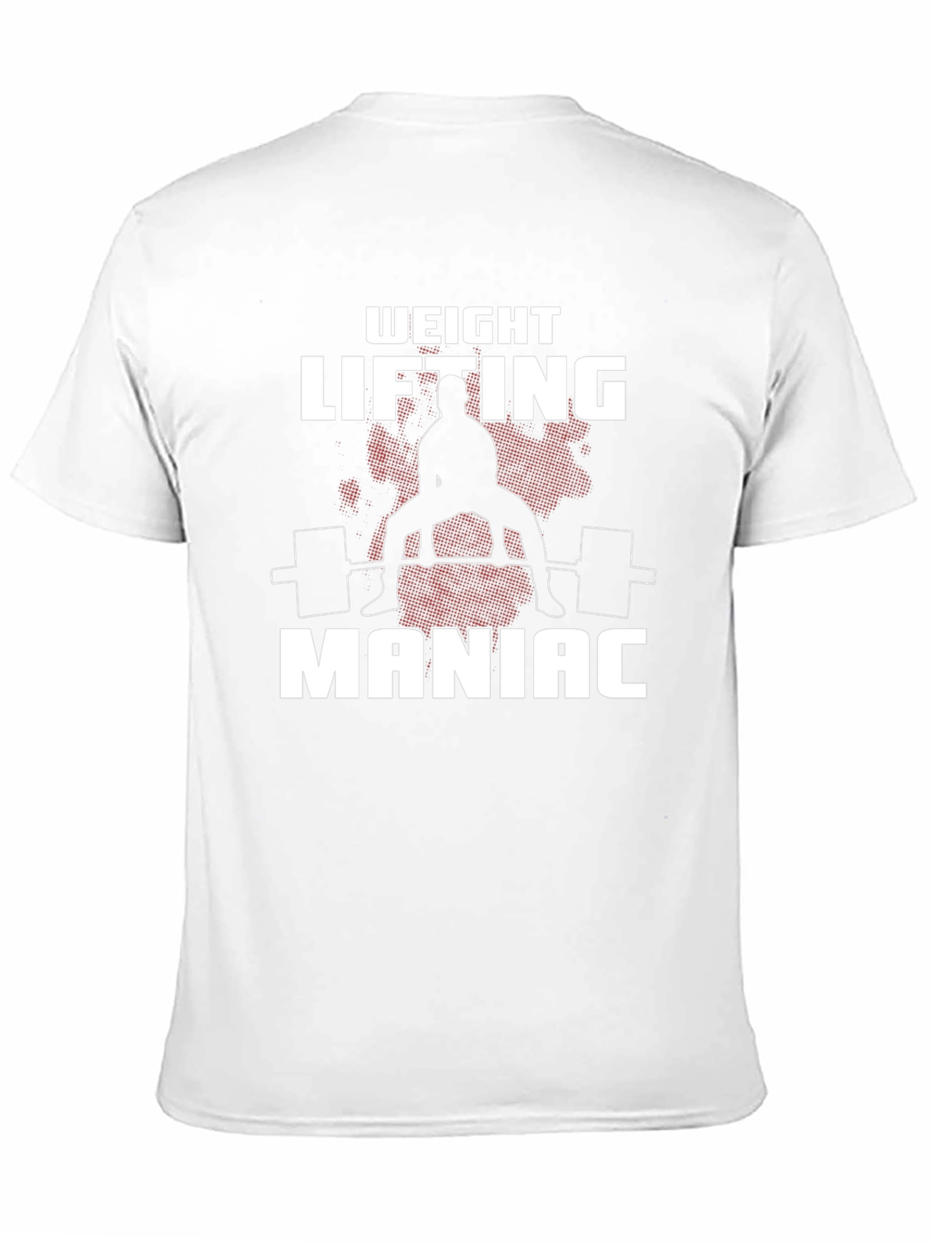 Weight Lifting Maniac Black T-Shirt