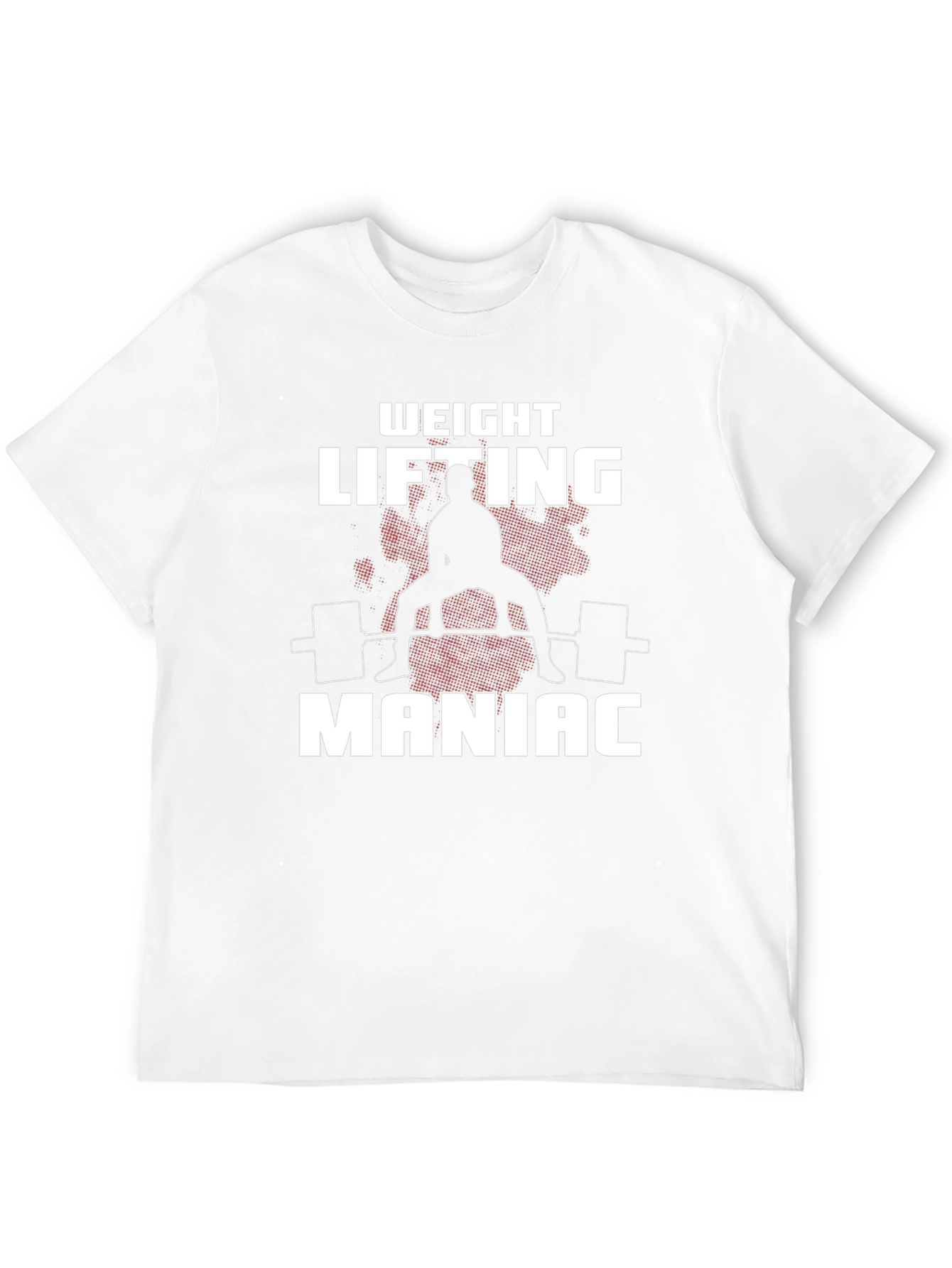 Weight Lifting Maniac Black T-Shirt