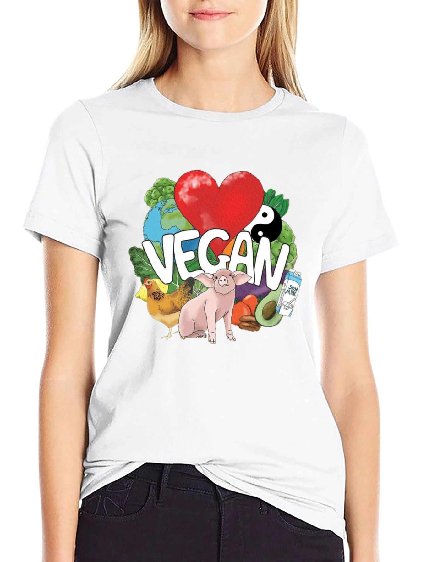 Vegan T-Shirt - Animal Lover Tee
